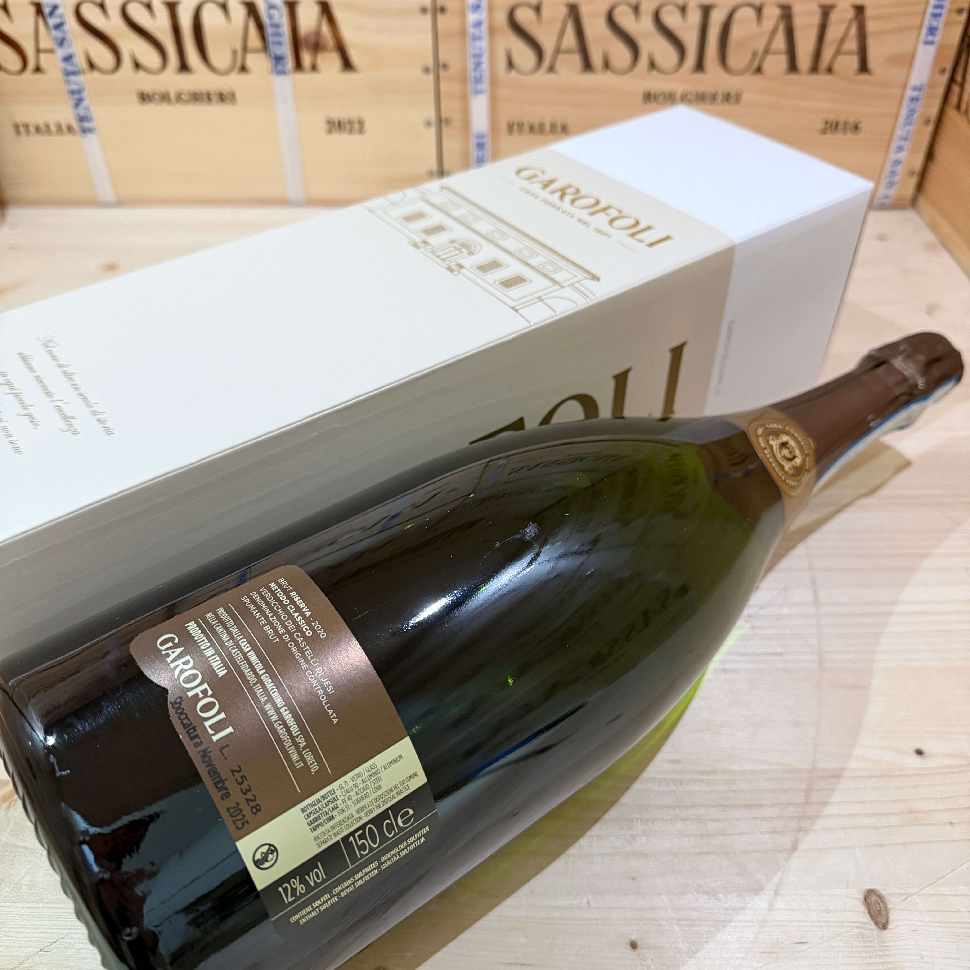 Garofoli Brut Riserva 2020 Magnum Metodo Classico - Astucciato