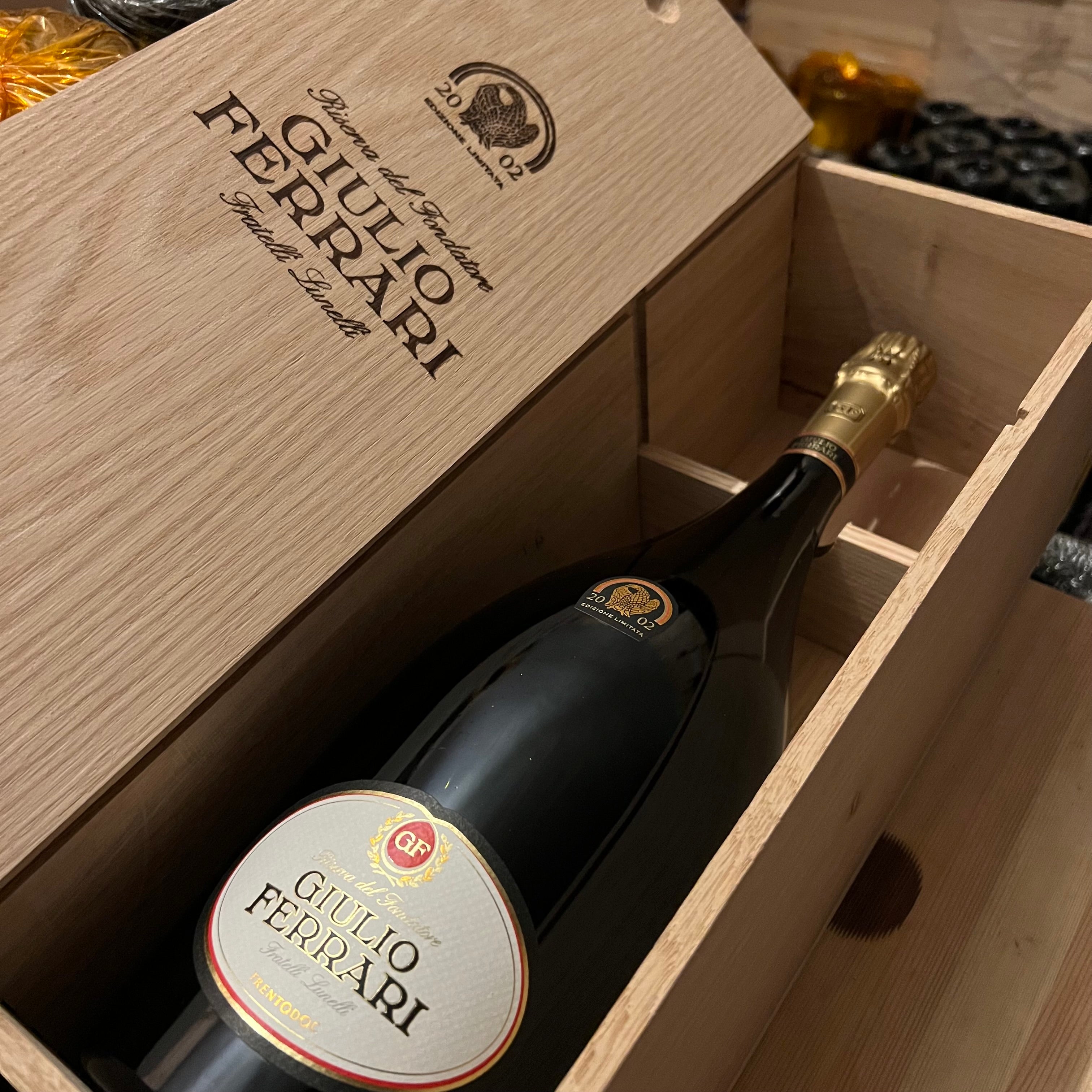 Giulio Ferrari 2002 Riserva Del Fondatore Magnum Edizione Limitata - in Cassa Legno