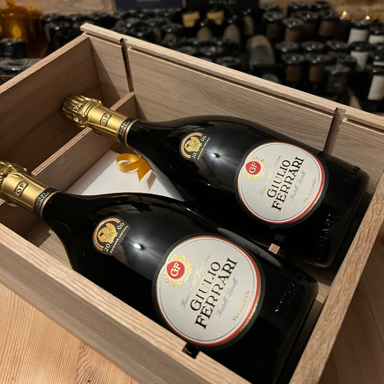 Giulio Ferrari 2006 Riserva Del Fondatore Edizione Limitata La Coppia - 2 Bottiglie in Cassa Legno