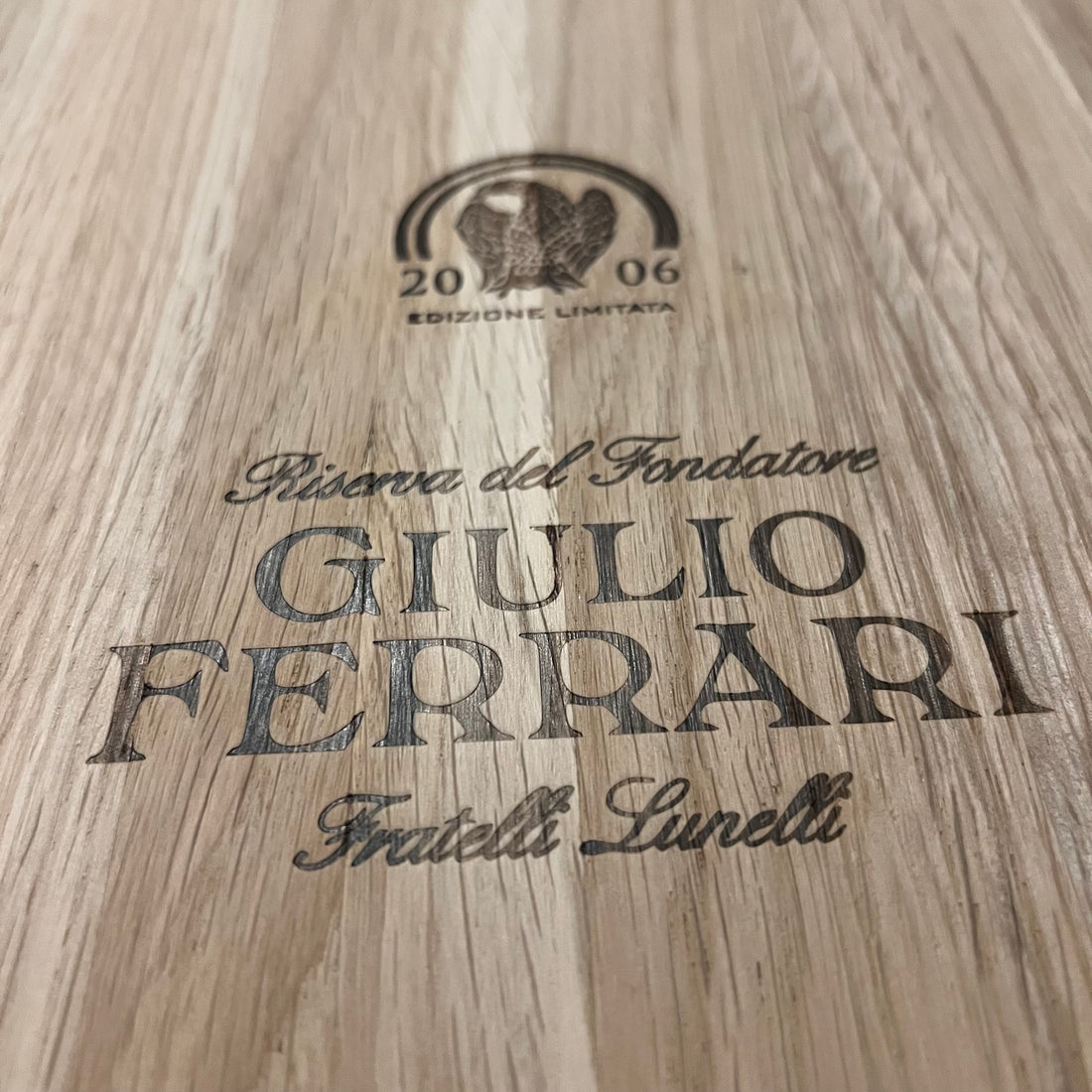 Giulio Ferrari 2006 Riserva Del Fondatore Edizione Limitata La Coppia - 2 Bottiglie in Cassa Legno