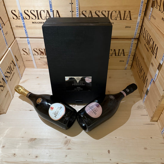 Giulio Ferrari 2009 Riserva Del Fondatore "La Coppia" Cassa Legno 2 Bottiglie