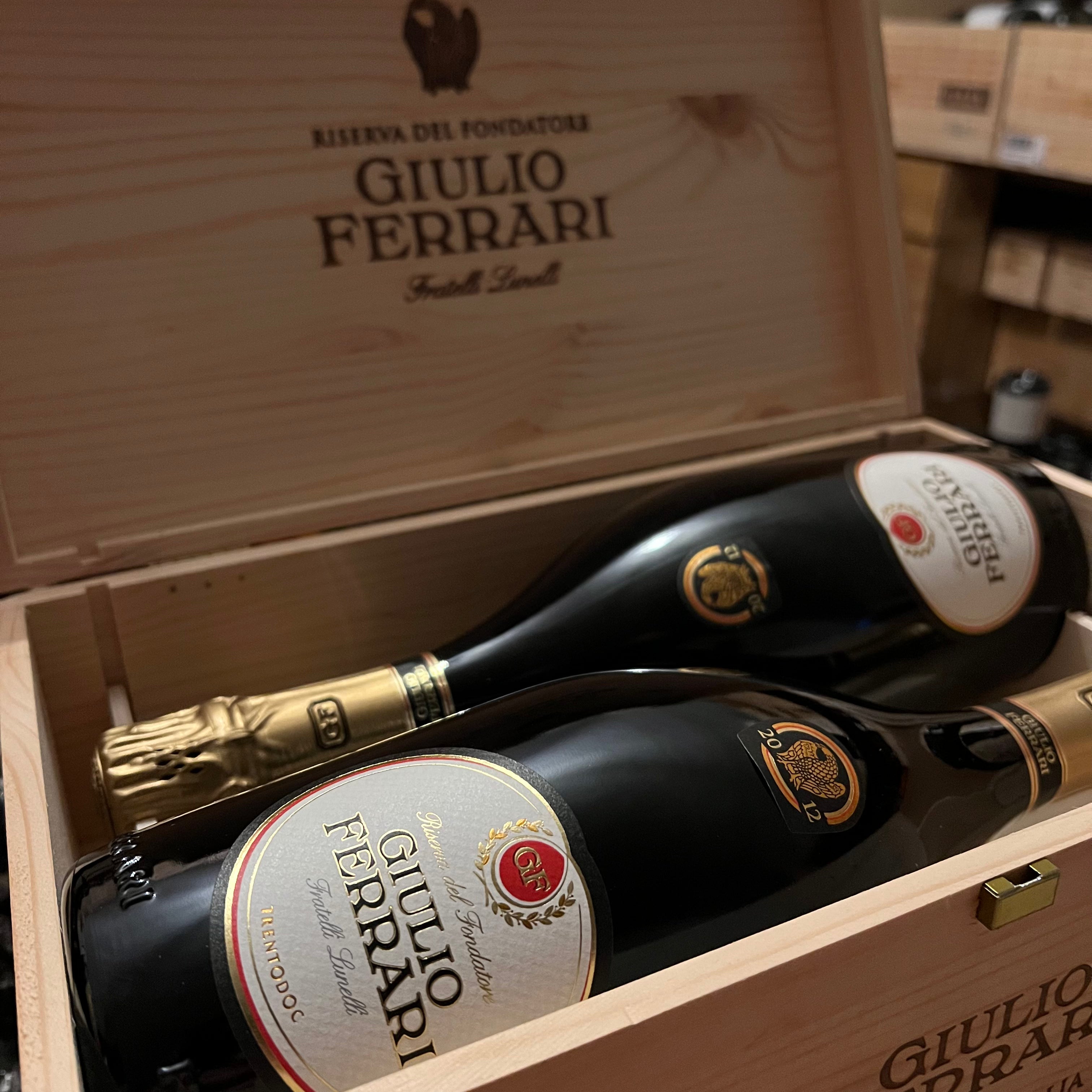 Giulio Ferrari 2012 Riserva Del Fondatore - Cassa Legno 2 Bottiglie