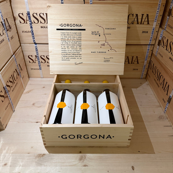Gorgona Bianco 2024 Costa Toscana IGT Marchesi Frescobaldi - Cassa Legno 3 Bottiglie