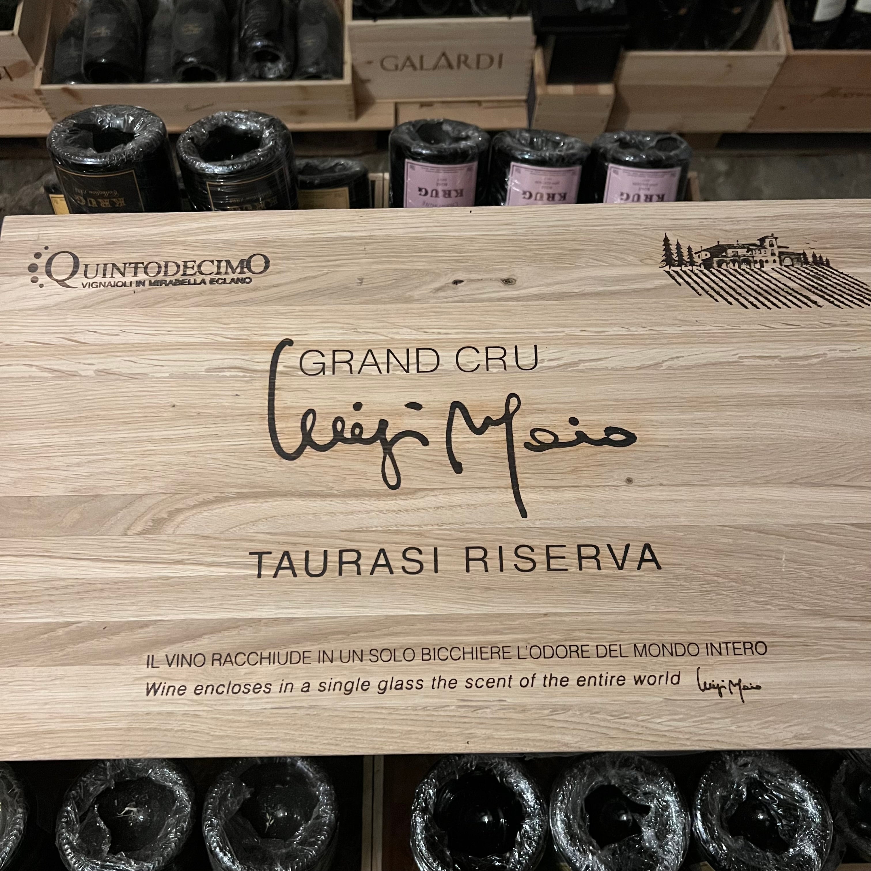 Grand Cru Luigi Moio 2019 Taurasi Riserva DOCG Quintodecimo - Cassa Legno 6 Bottiglie