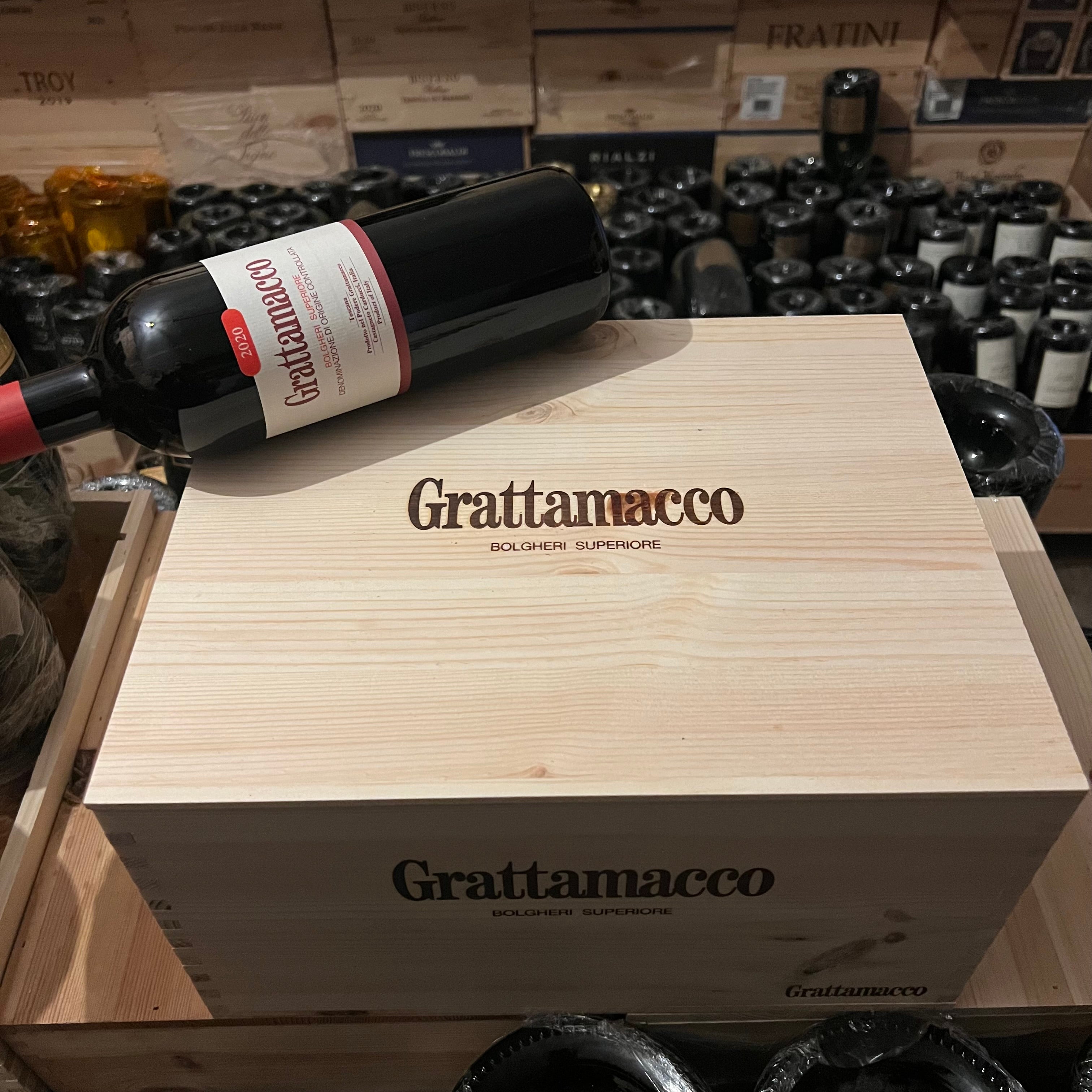 Grattamacco 2020 Bolgheri Rosso Superiore DOC ColleMassari - Cassa Legno 6 Bottiglie