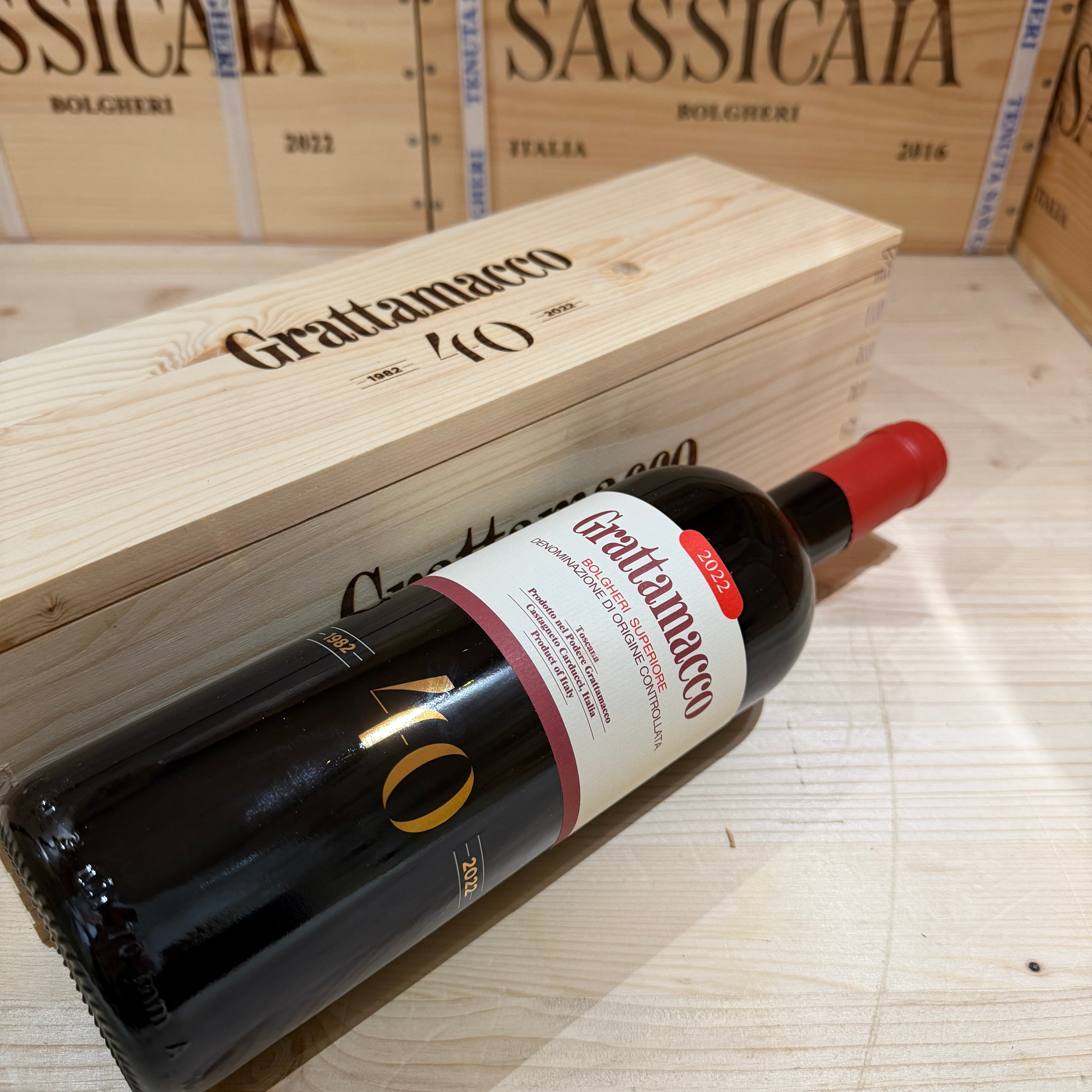Grattamacco 2022 Bolgheri Rosso Superiore DOC ColleMassari - in Cassa Legno