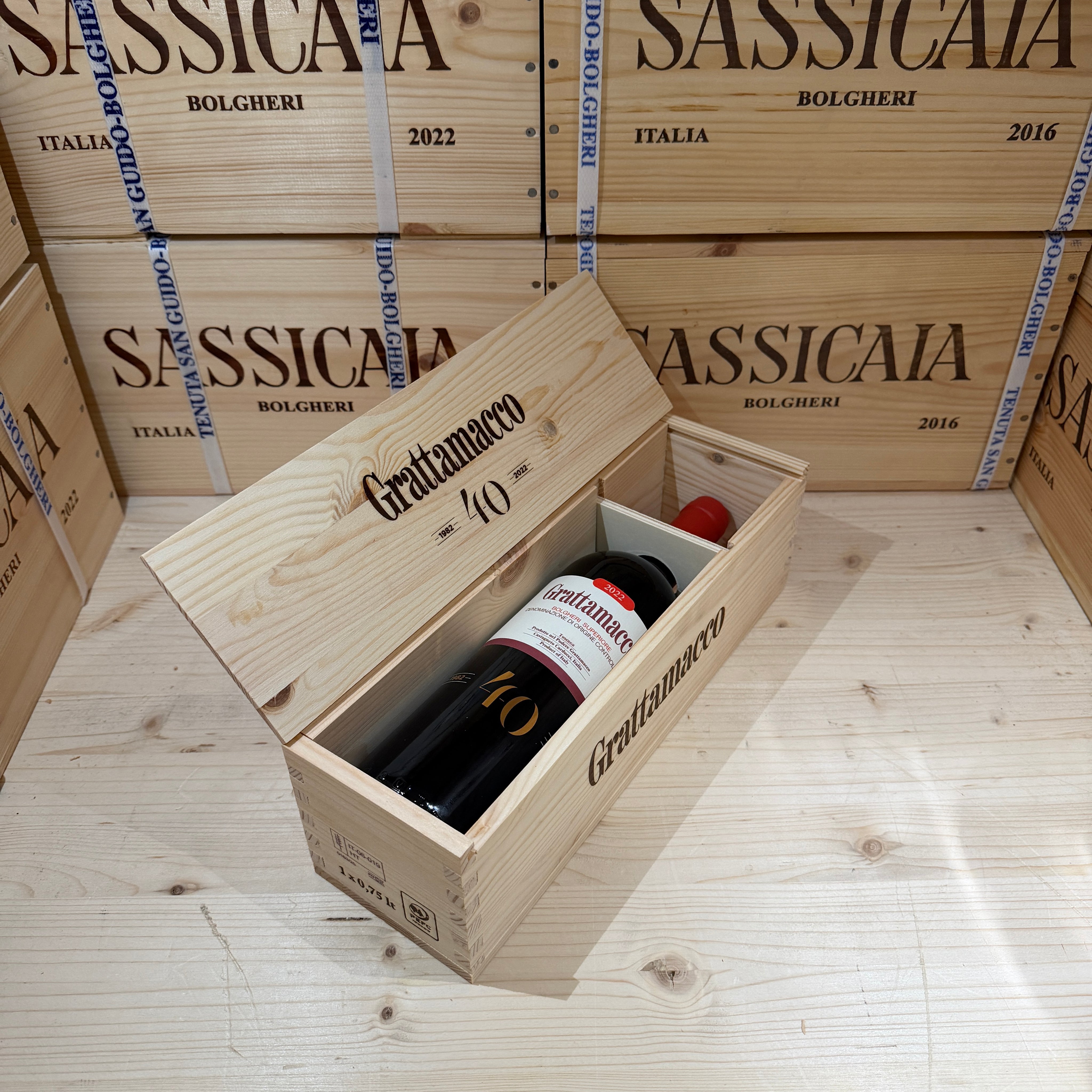 Grattamacco 2022 Bolgheri Rosso Superiore DOC ColleMassari - in Cassa Legno