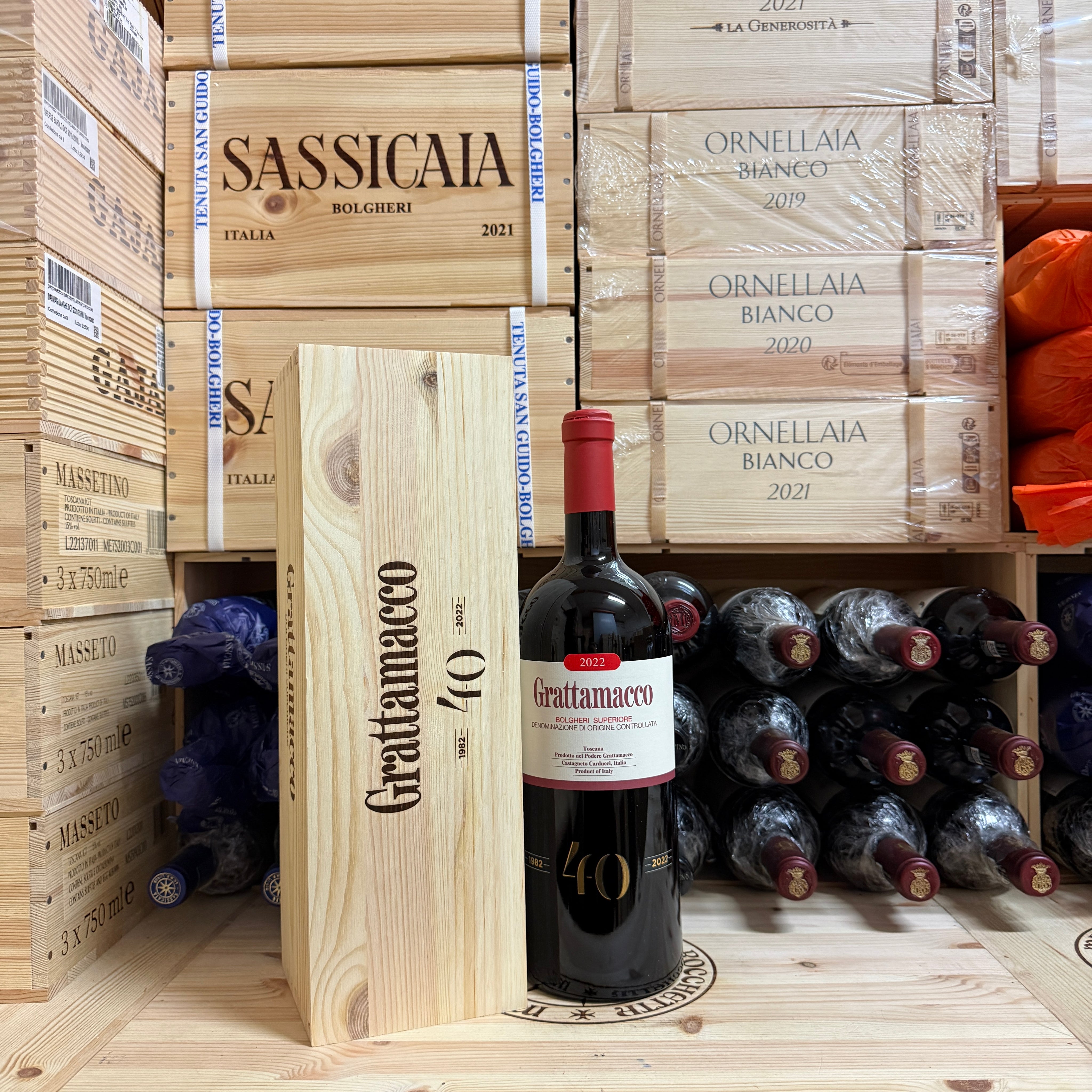 Grattamacco 2022 Magnum Bolgheri Rosso Superiore DOC ColleMassari - in Cassa Legno