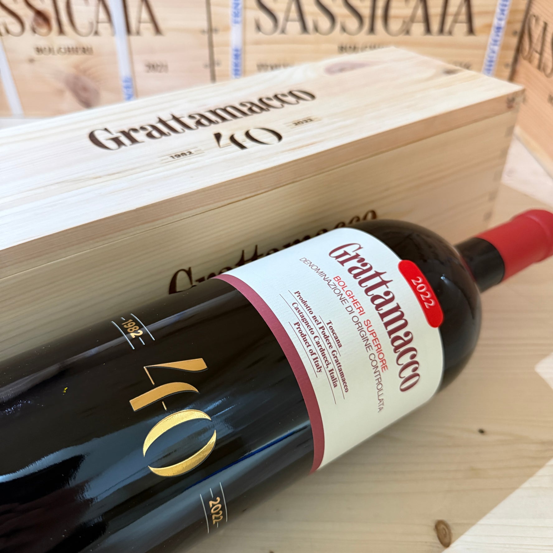 Grattamacco 2022 Magnum Bolgheri Rosso Superiore DOC ColleMassari - in Cassa Legno