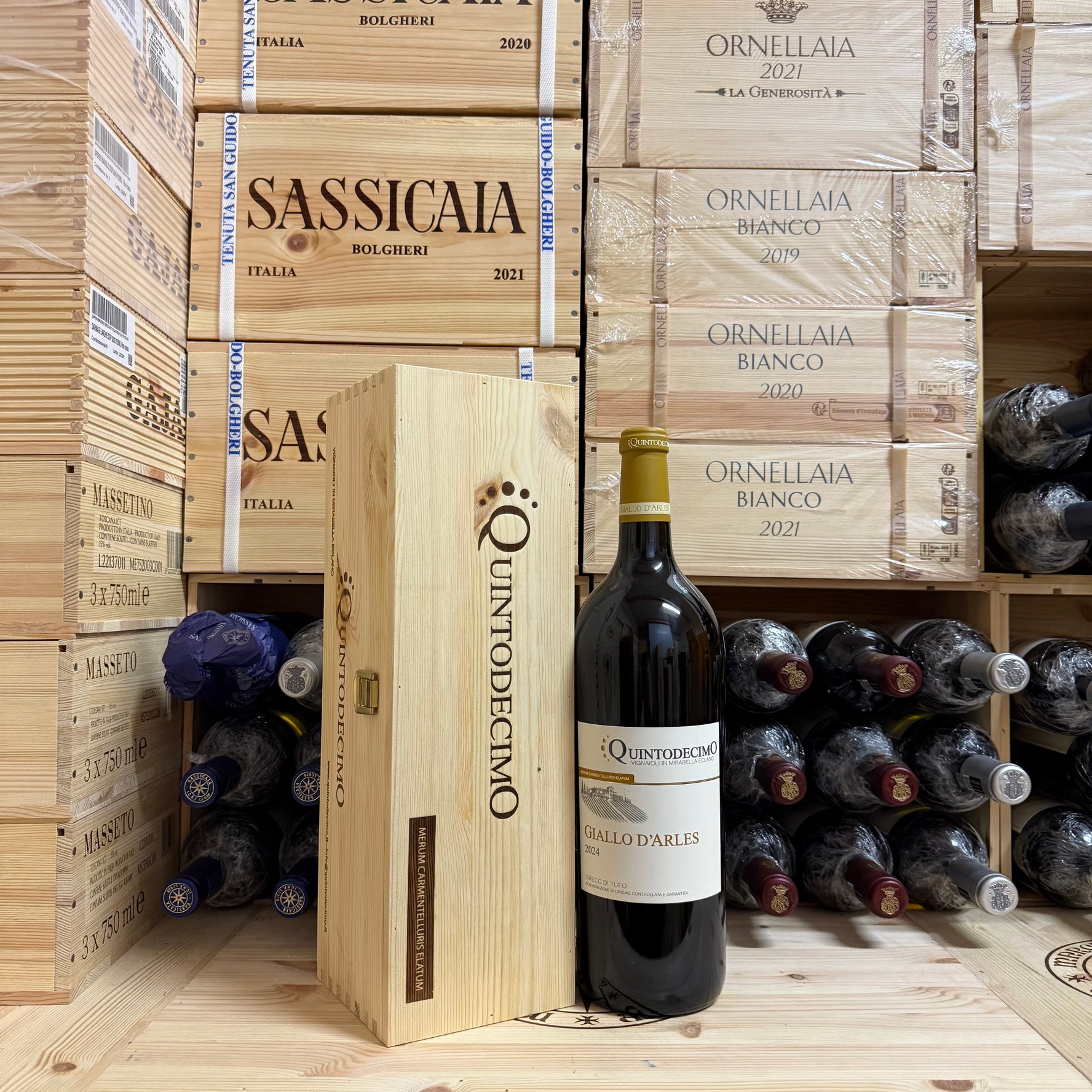 Greco di Tufo DOCG Giallo d’Arles 2024 Magnum Quintodecimo - in Cassa Legno