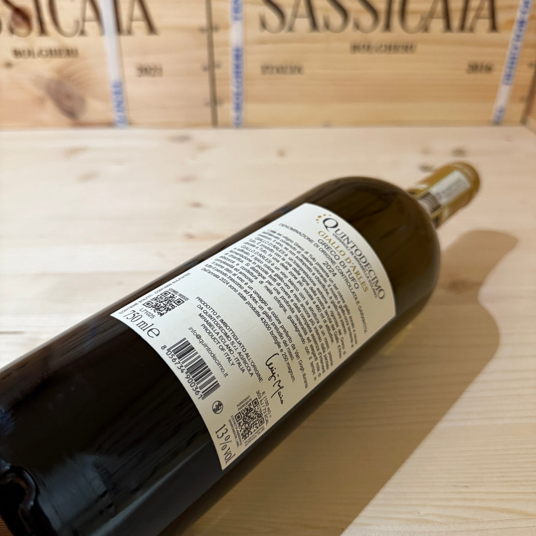 Greco di Tufo DOCG Giallo d’Arles 2024 Quintodecimo