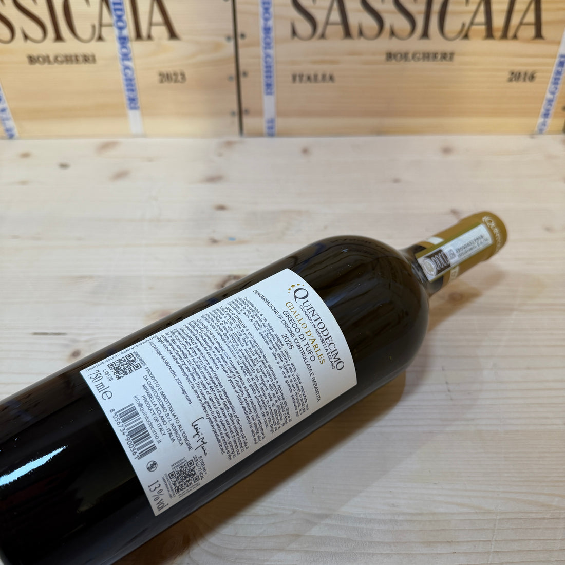 Greco di Tufo DOCG Giallo d’Arles 2025 Quintodecimo
