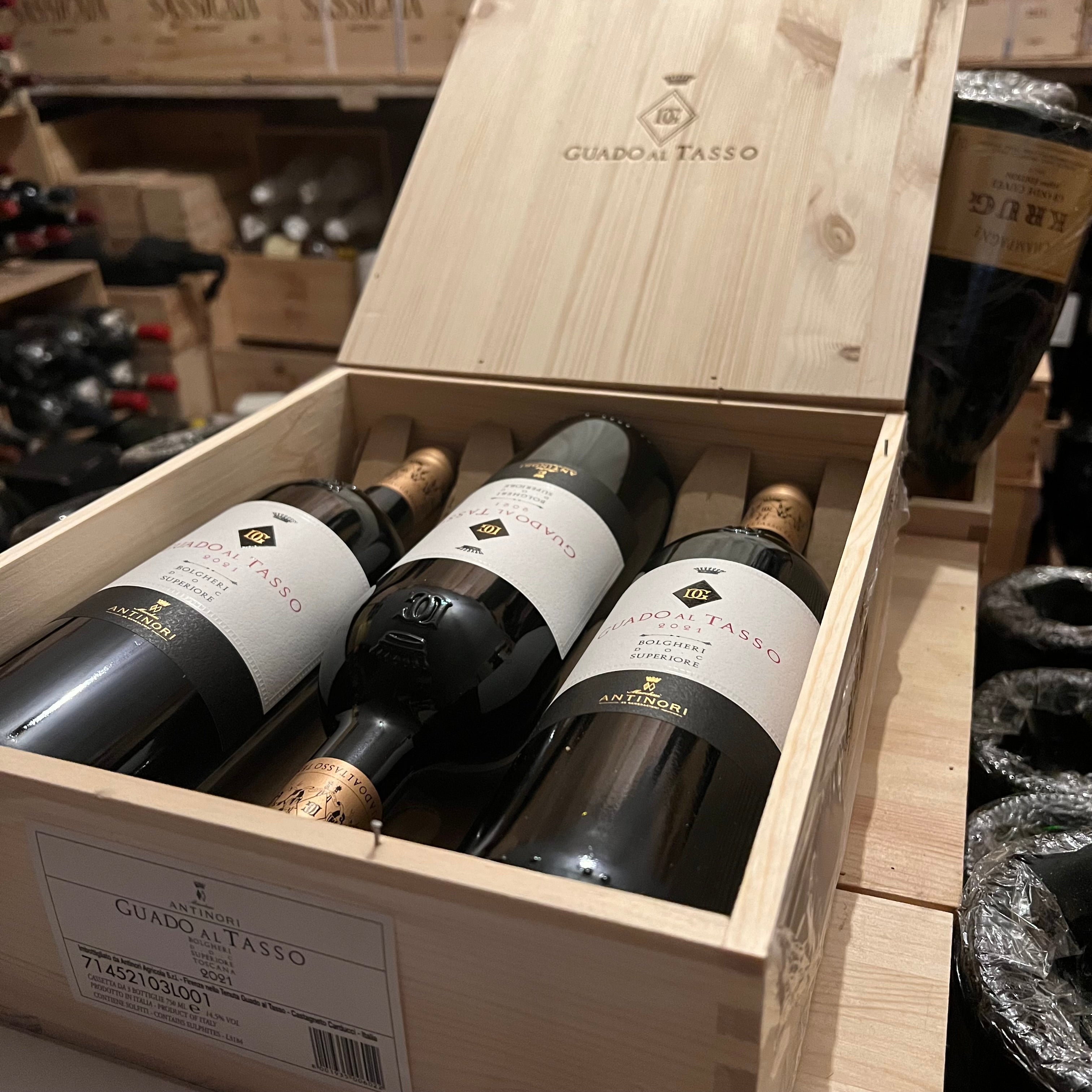 Guado Al Tasso 2021 Marchesi Antinori - Cassa Legno 3 Bottiglie