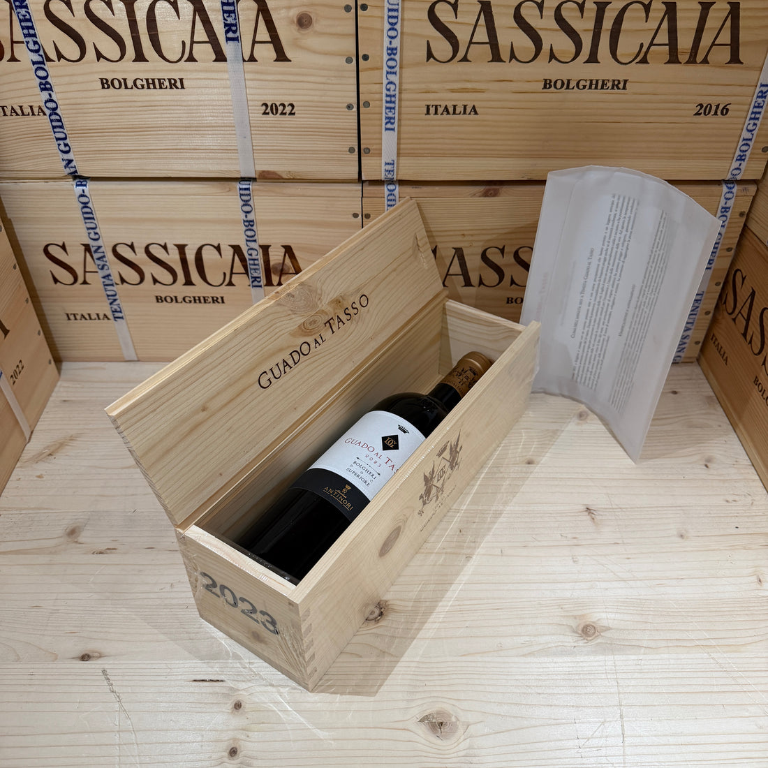 Guado Al Tasso 2023 Bolgheri DOC Superiore Marchesi Antinori - in Cassa Legno