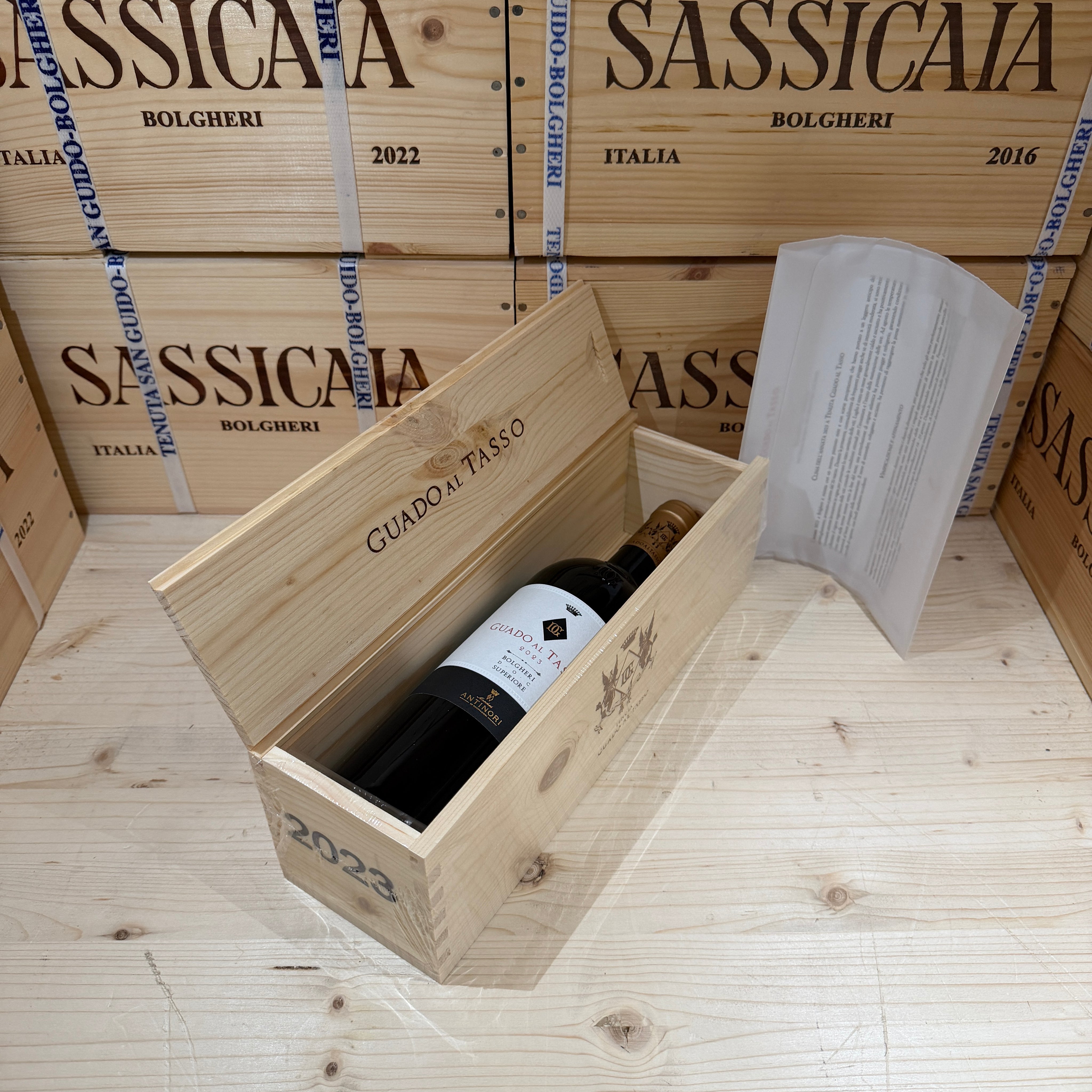 Guado Al Tasso 2023 Bolgheri DOC Superiore Marchesi Antinori - in Cassa Legno