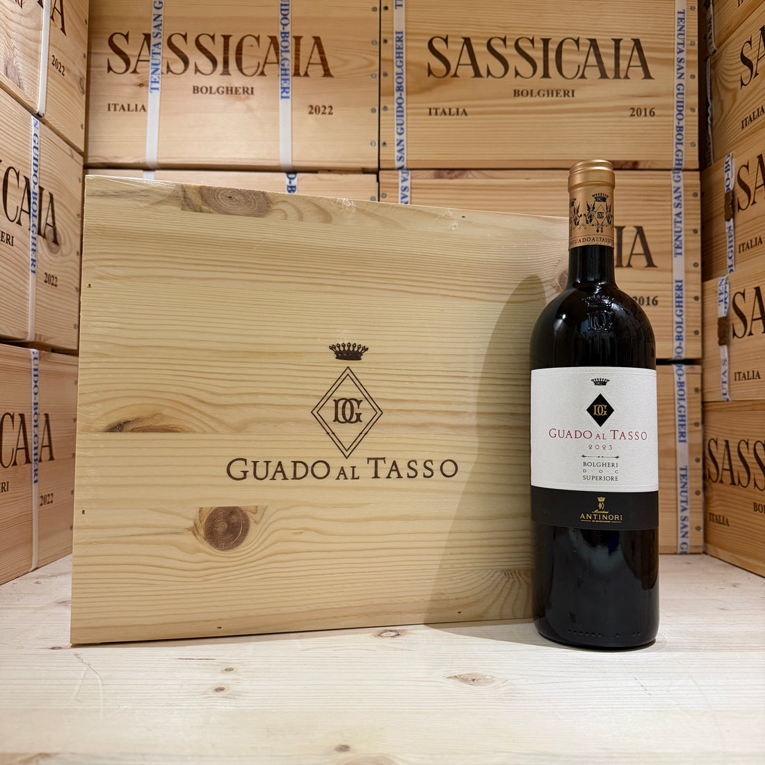 Guado Al Tasso 2023 Marchesi Antinori - Cassa Legno 6 Bottiglie