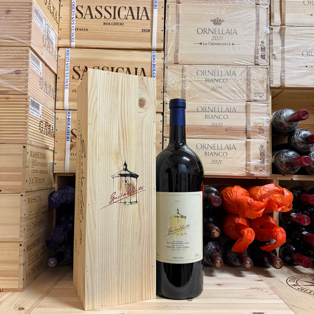 Guidalberto 2023 Jeroboam Tenuta San Guido in Cassa Legno
