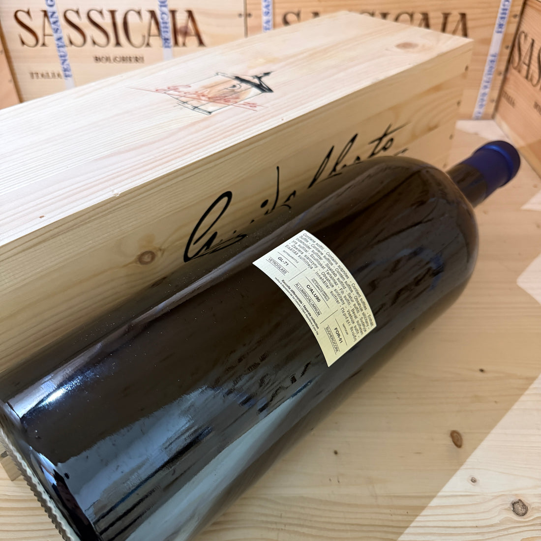 Guidalberto 2023 Jeroboam Tenuta San Guido in Cassa Legno
