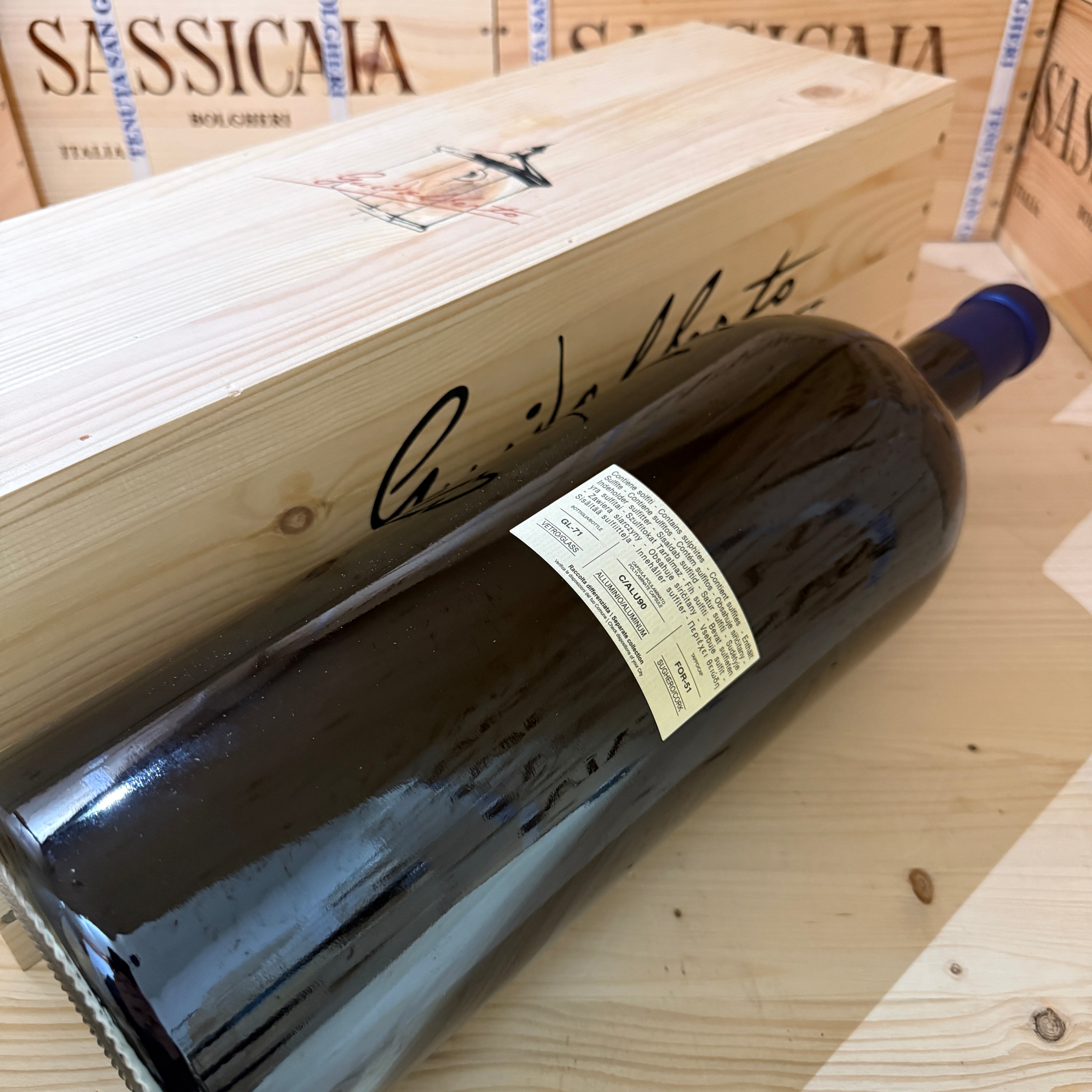 Guidalberto 2023 Jeroboam Tenuta San Guido in Cassa Legno