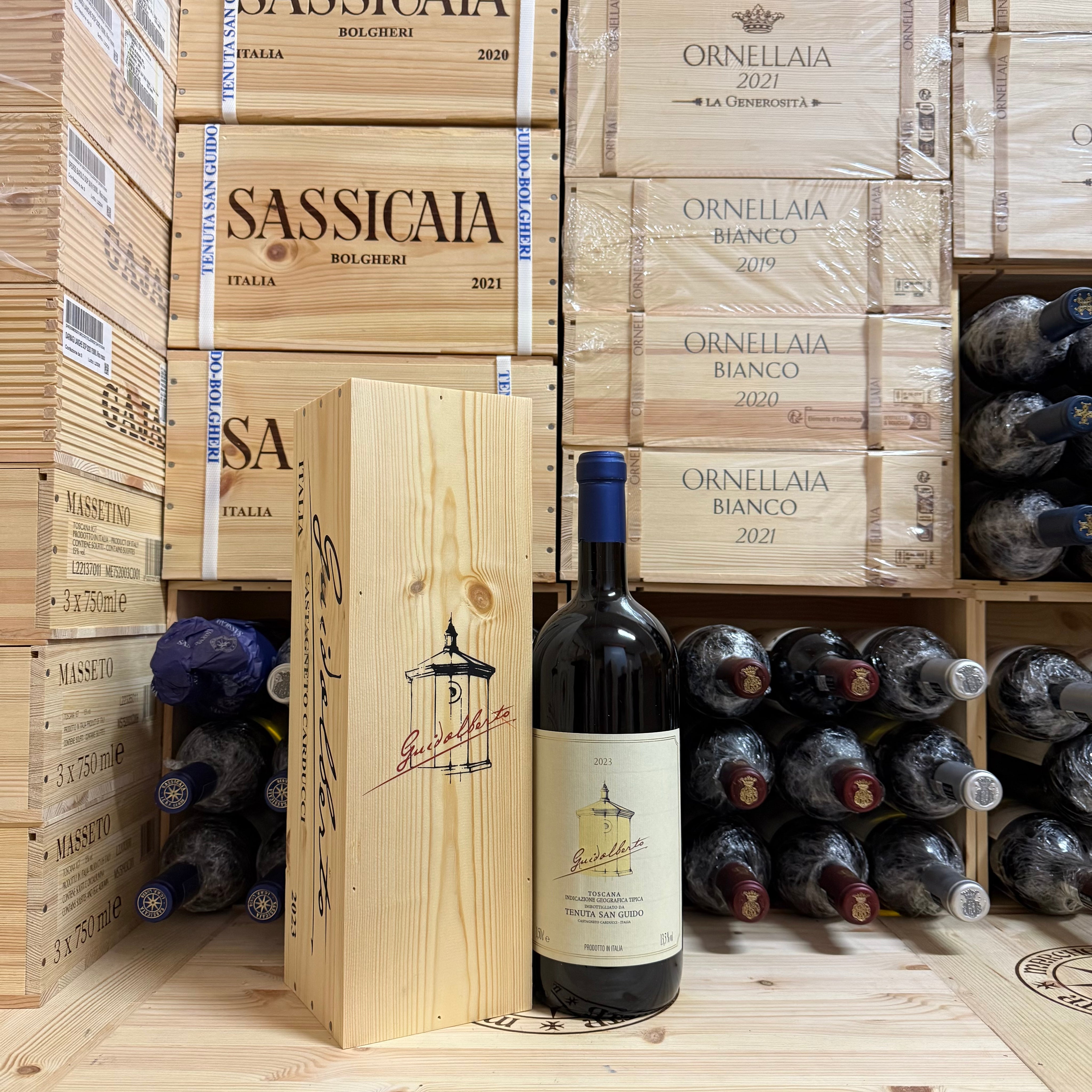 Guidalberto 2023 Magnum Tenuta San Guido in Cassa Legno