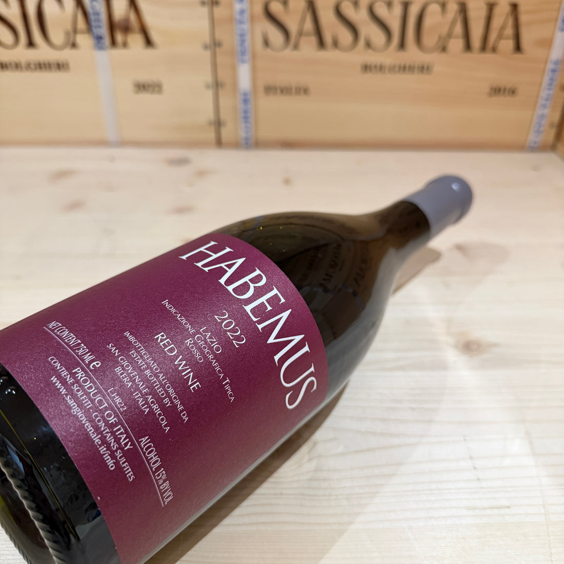 Habemus 2022 Etichetta Rossa San Giovenale Lazio IGT Rosso
