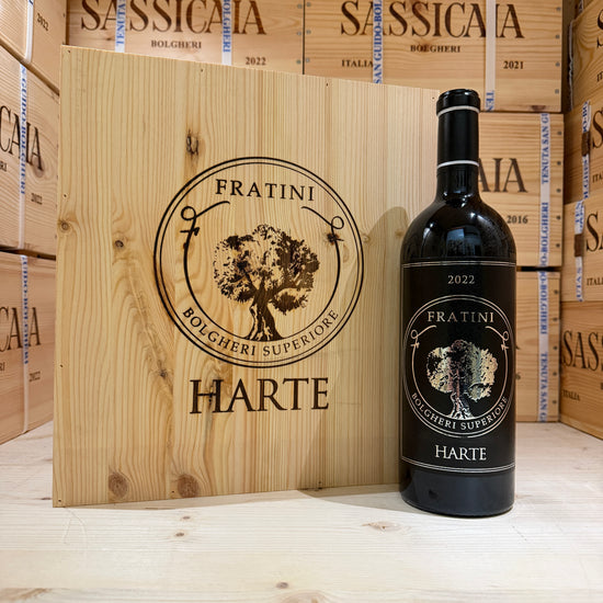 Harte 2022 Tenuta Fratini Bolgheri Superiore DOC - Cassa Legno 3 Bottiglie