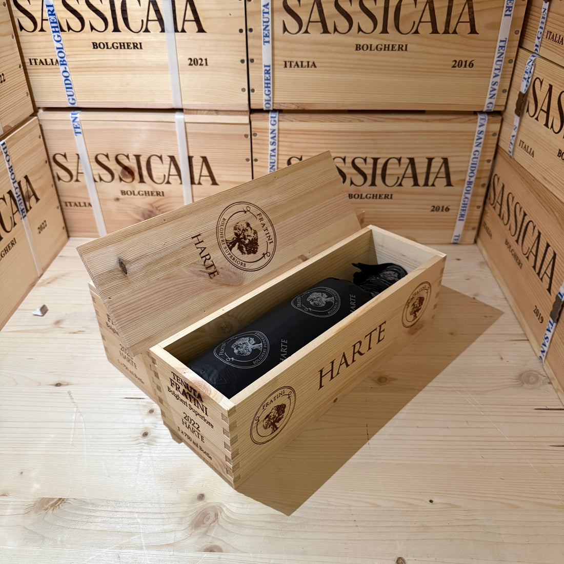 Harte 2022 Tenuta Fratini Bolgheri Superiore DOC in Cassa Legno