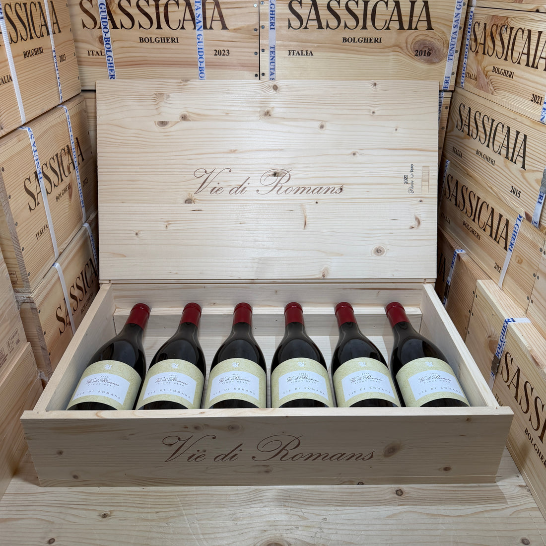 Vie di Romans Pinot Nero 2022 - Cassa Legno 6 Bottiglie