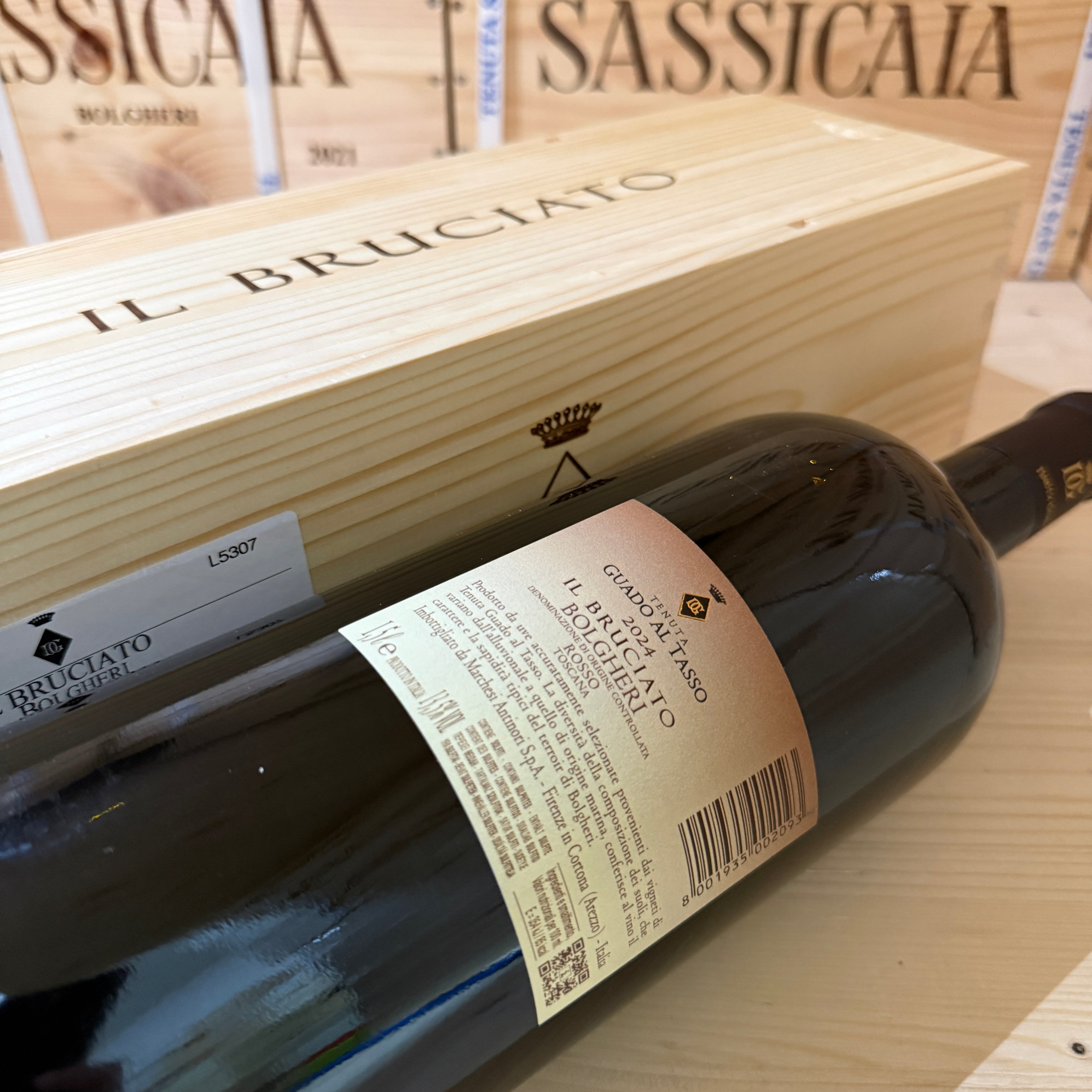 Il Bruciato 2024 Magnum Bolgheri Rosso DOC Guado Al Tasso Marchesi Antinori - in Cassa Legno
