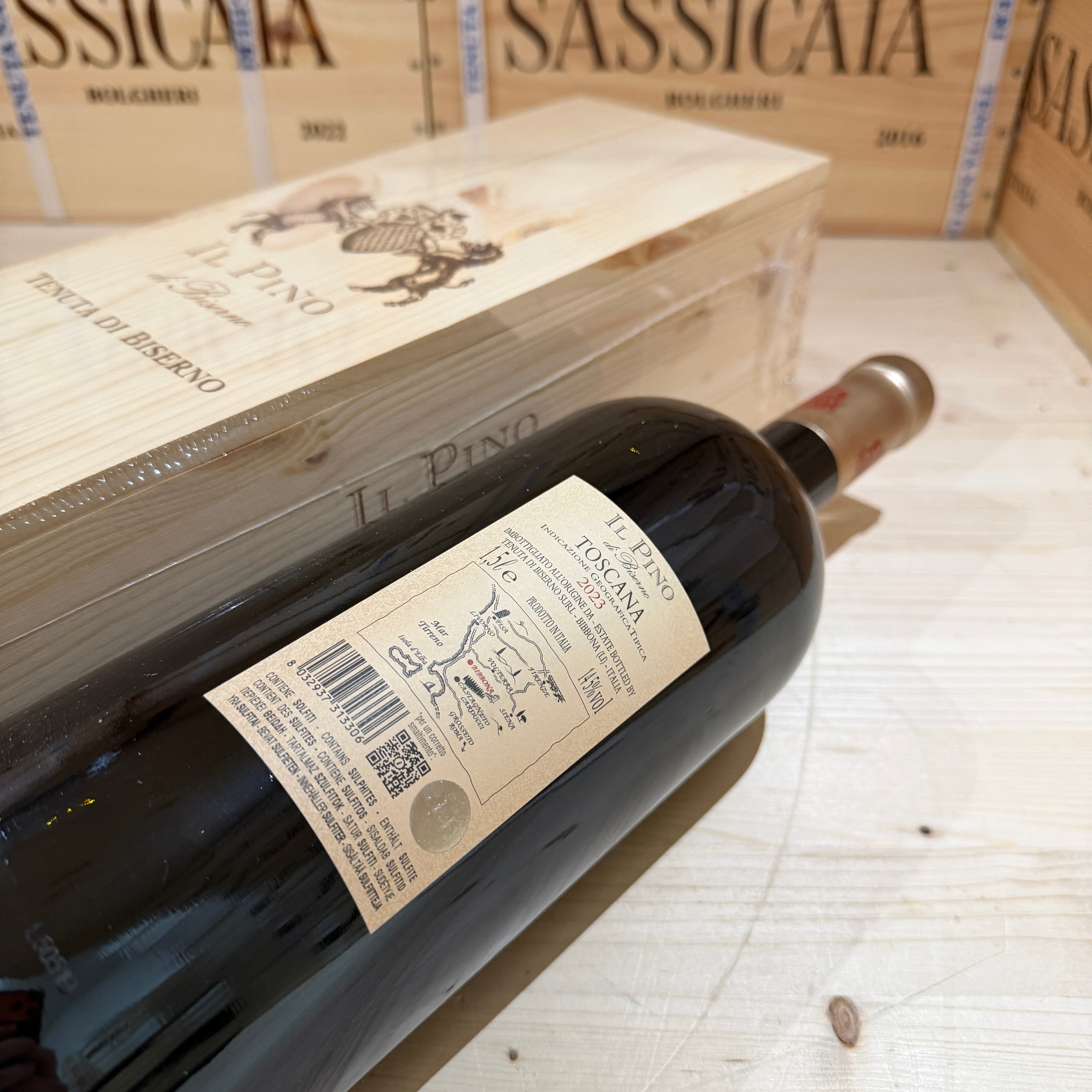 Il Pino di Biserno 2023 Magnum Tenuta di Biserno - in Cassa Legno