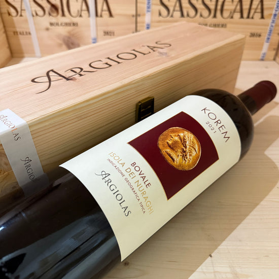 Korem 2021 Magnum Bovale Isola dei Nuraghi IGT Argiolas - in Cassa Legno