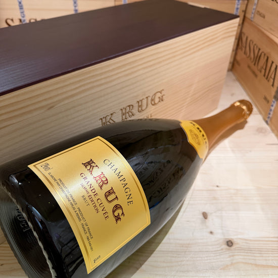 Krug Grande Cuvée 163ème Édition Jeroboam - in Cassa Legno