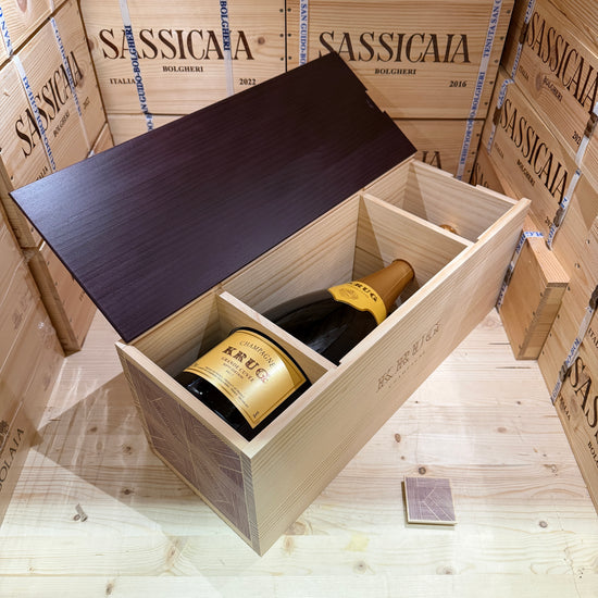 Krug Grande Cuvée 163ème Édition Jeroboam - in Cassa Legno