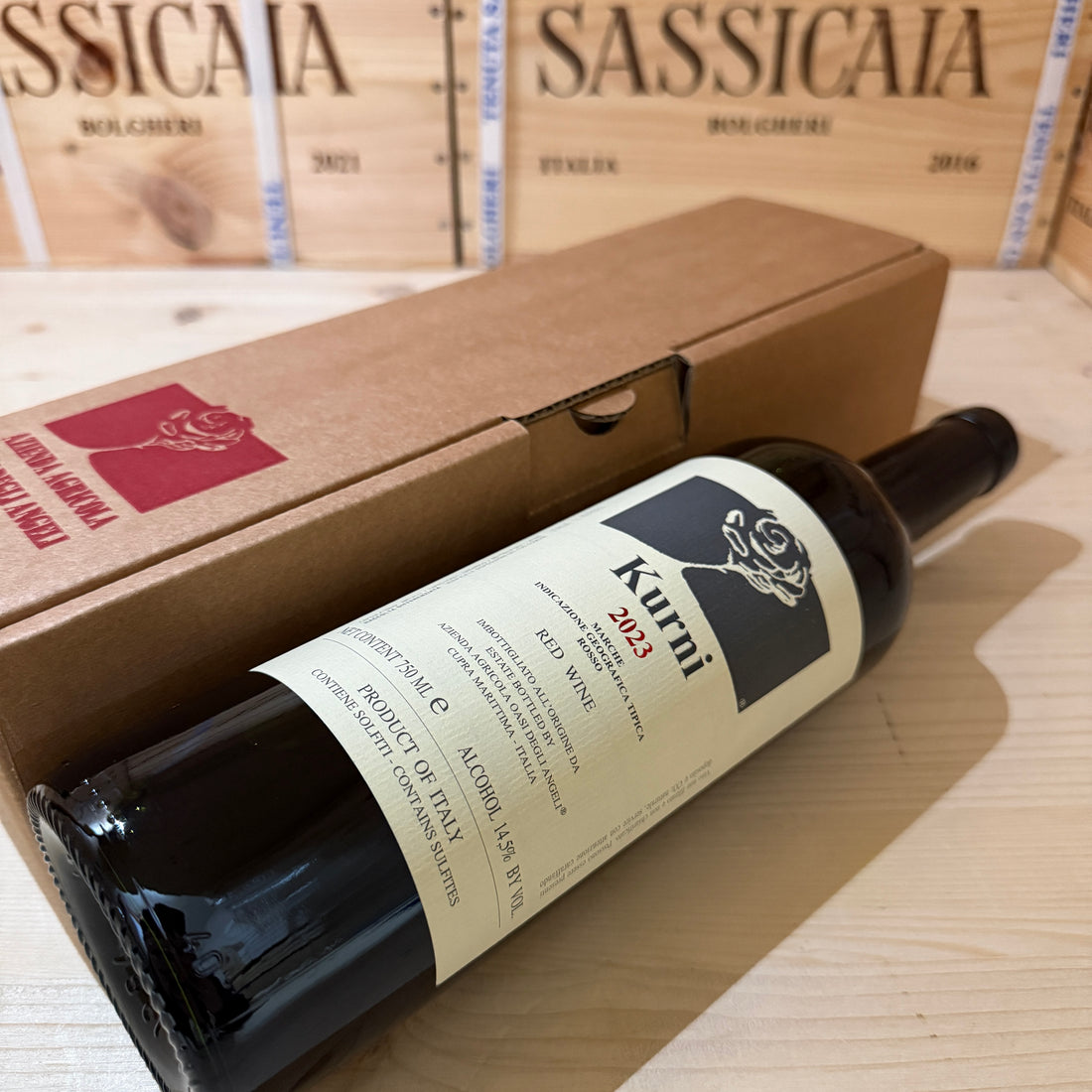 Kurni 2023 Oasi degli Angeli Marche Rosso IGT - Astucciato