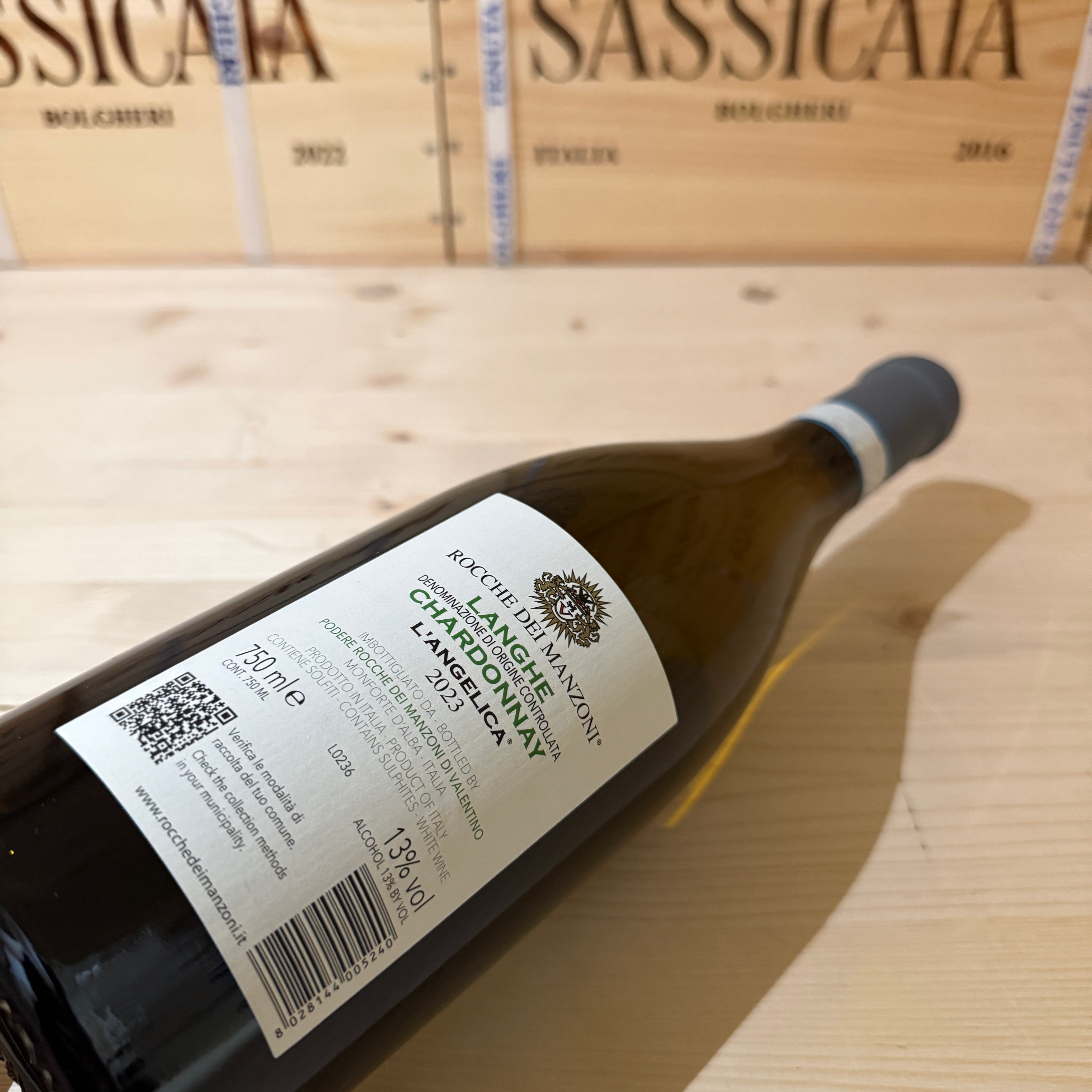 L'Angelica 2023 Langhe DOC Chardonnay Rocche dei Manzoni