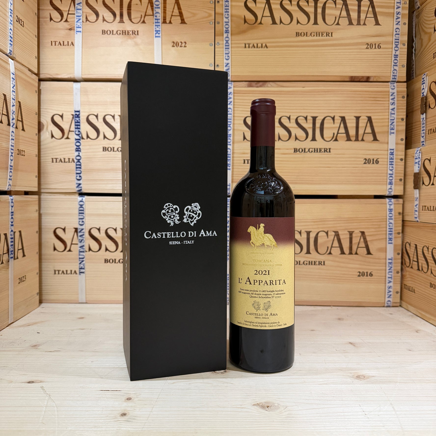 L'Apparita 2021 Castello di Ama Toscana IGT Rosso - in Cassa Legno