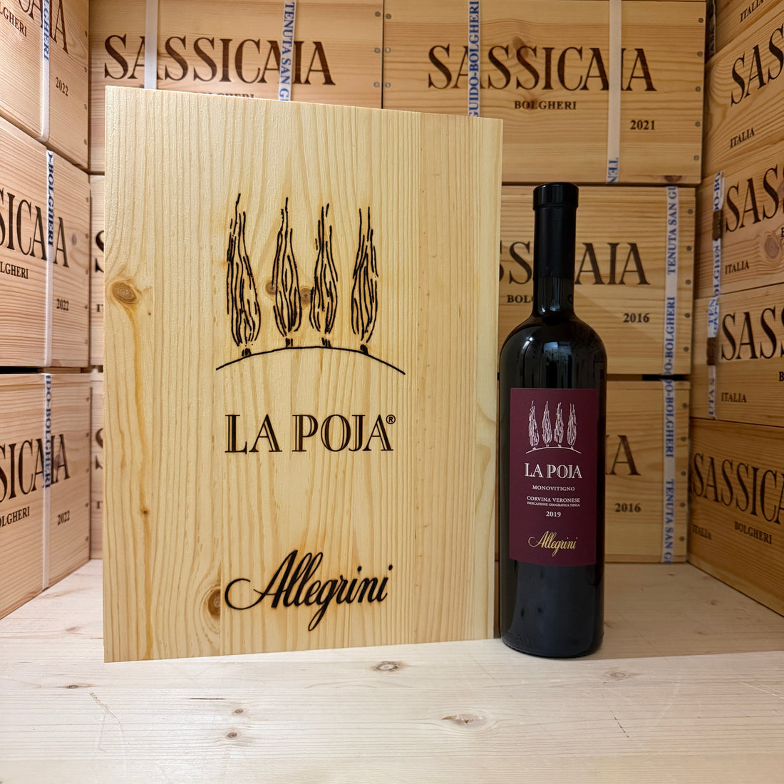 La Poja 2019 Allegrini - Cassa Legno 6 Bottiglie