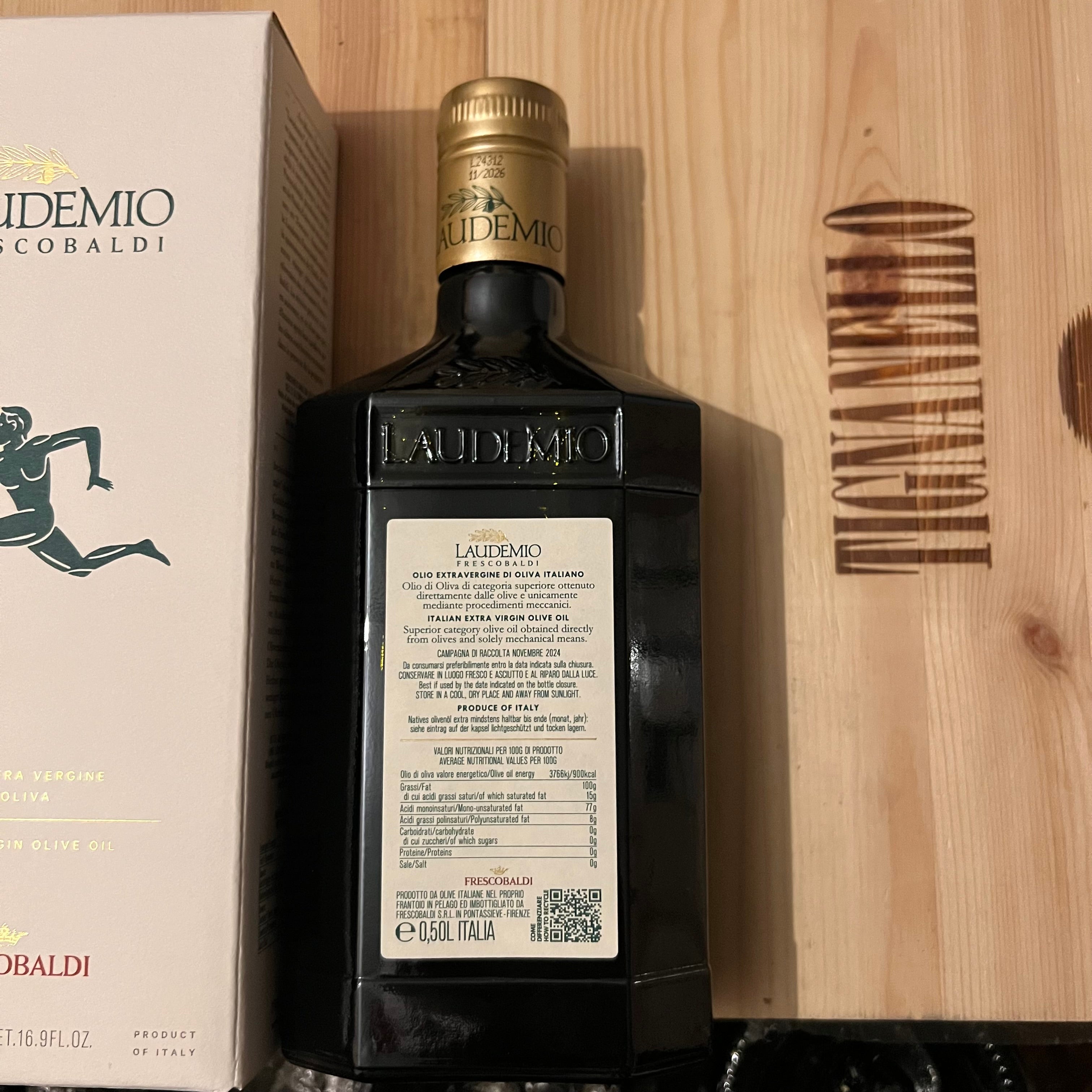 Laudemio Frescobaldi 2024 - Olio Extravergine di Oliva 0,5 l Astucciato