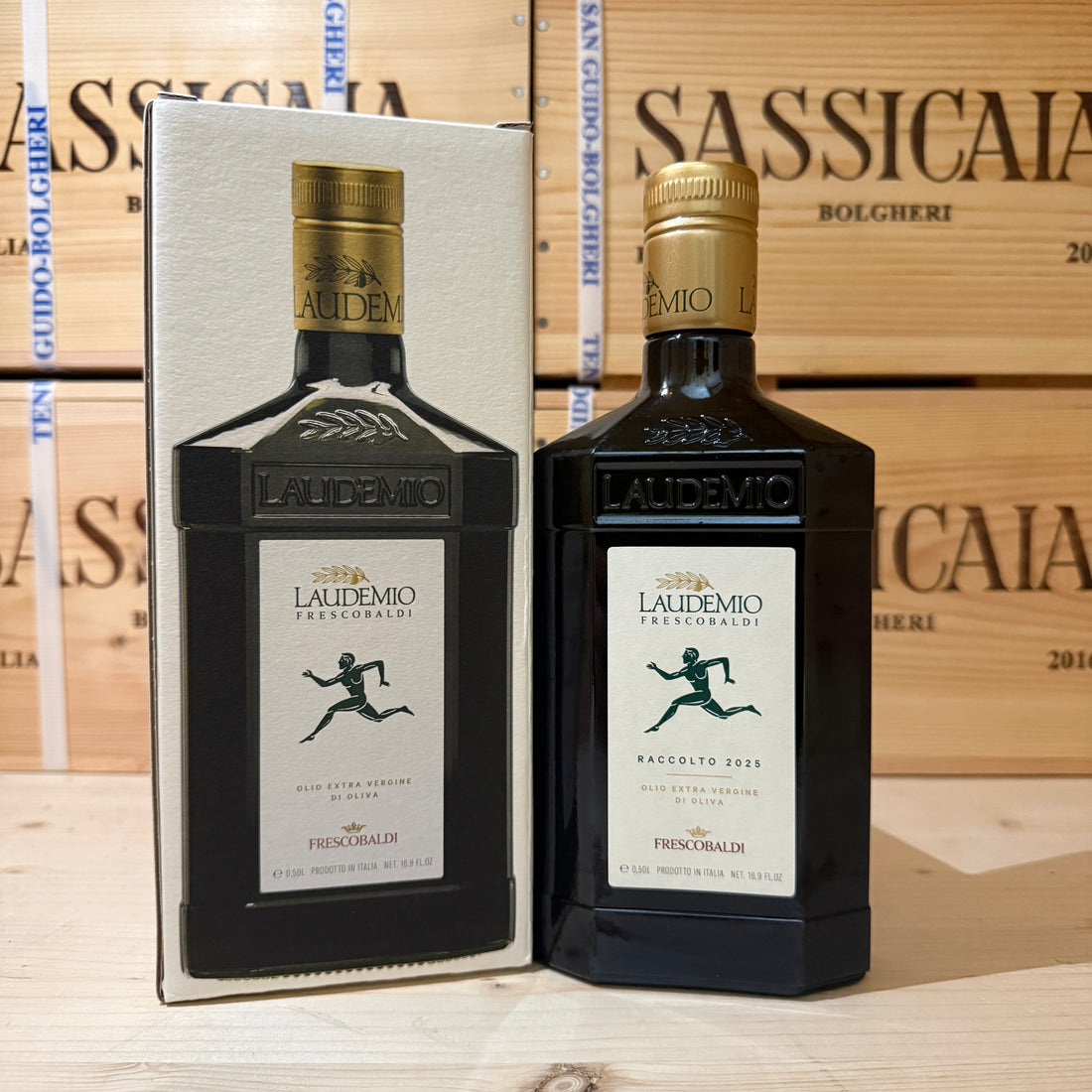 Laudemio Frescobaldi 2025 - Olio Extravergine di Oliva 500ml - Astucciato