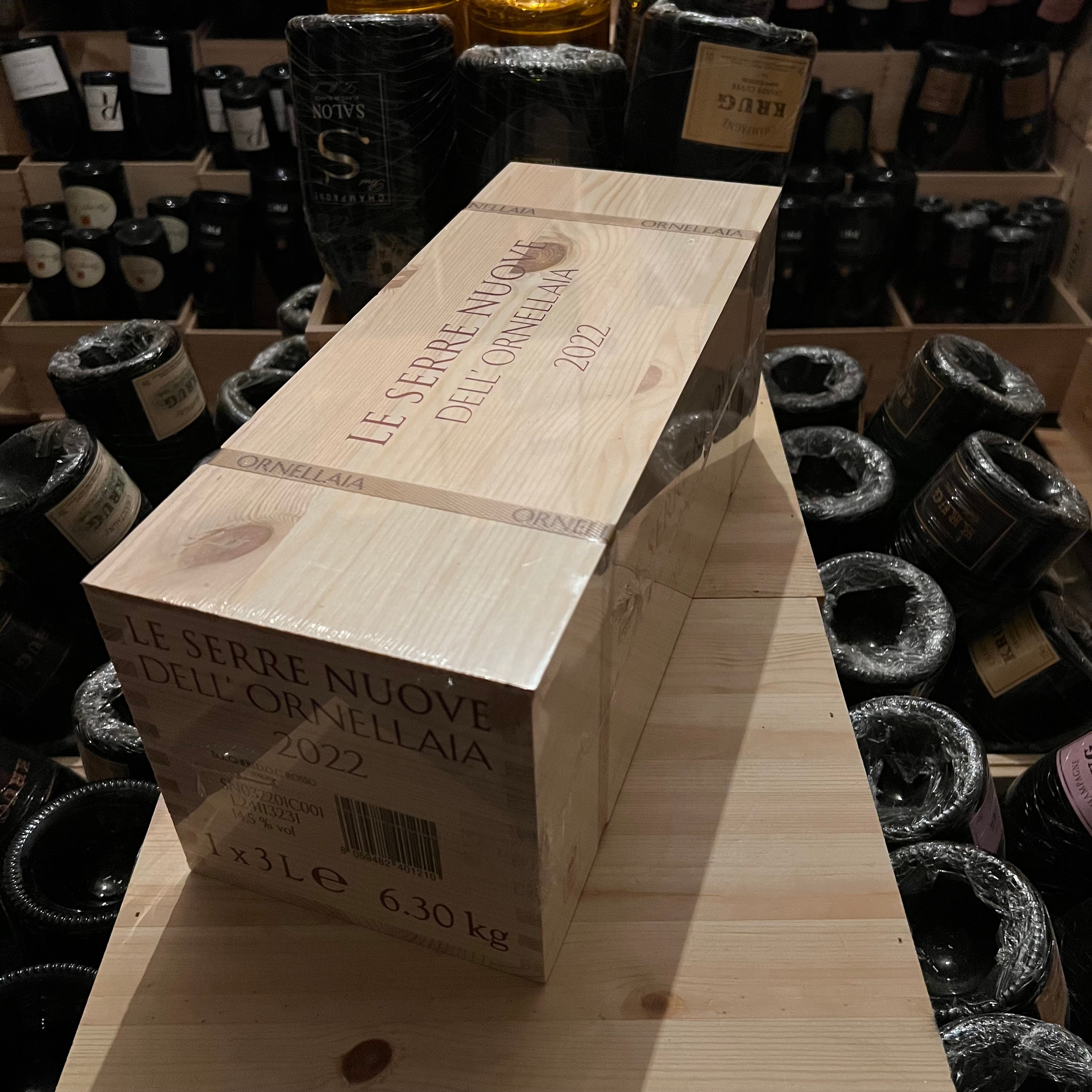Le Serre Nuove dell'Ornellaia 2022 Jeroboam in Cassa Legno