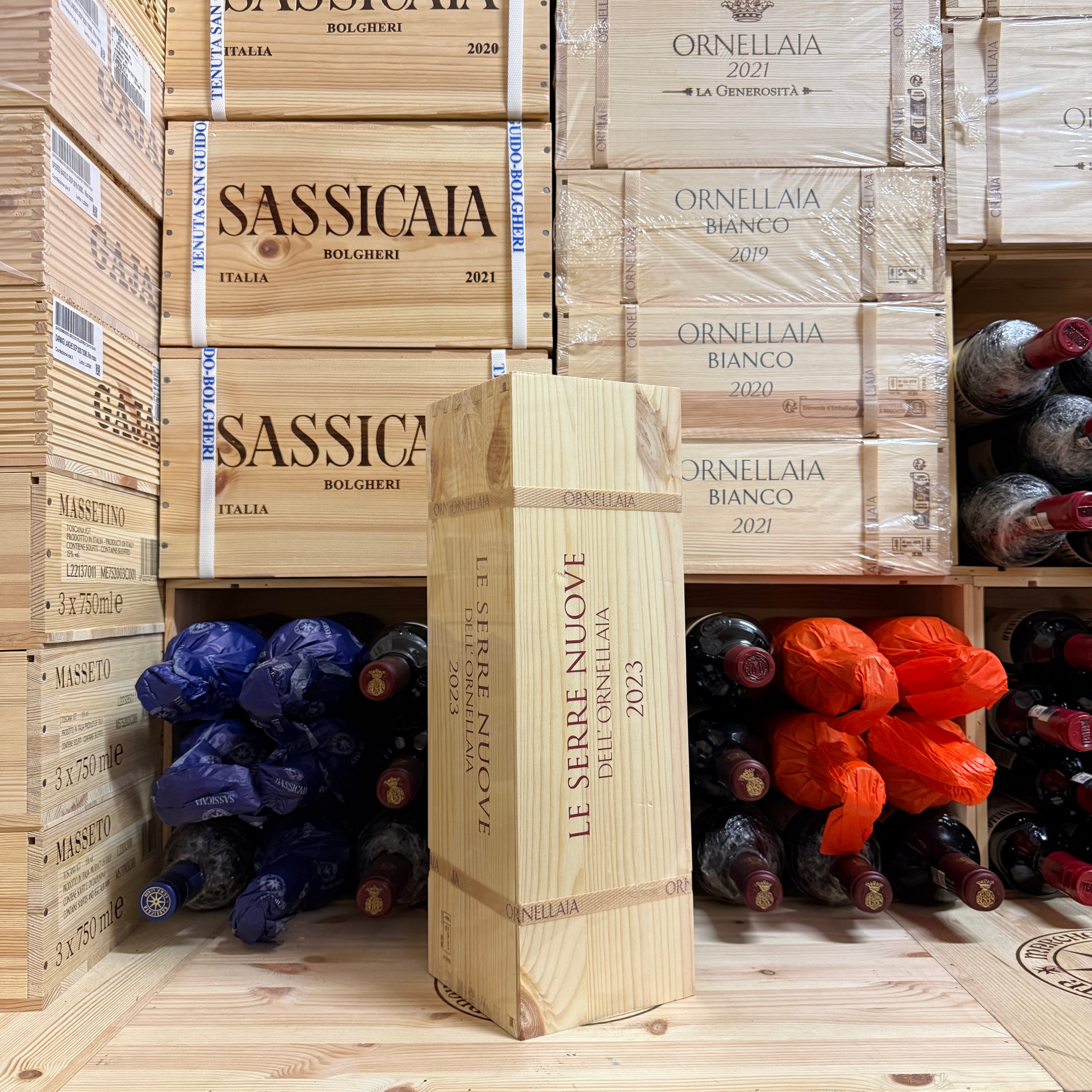 Le Serre Nuove dell'Ornellaia 2023 Magnum in Cassa Legno