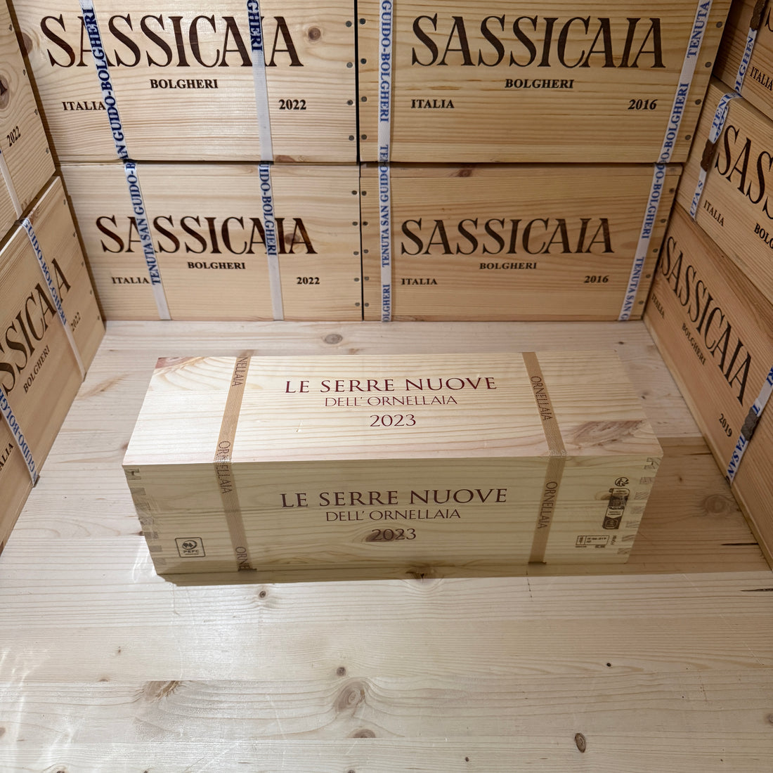 Le Serre Nuove dell'Ornellaia 2023 Magnum in Cassa Legno