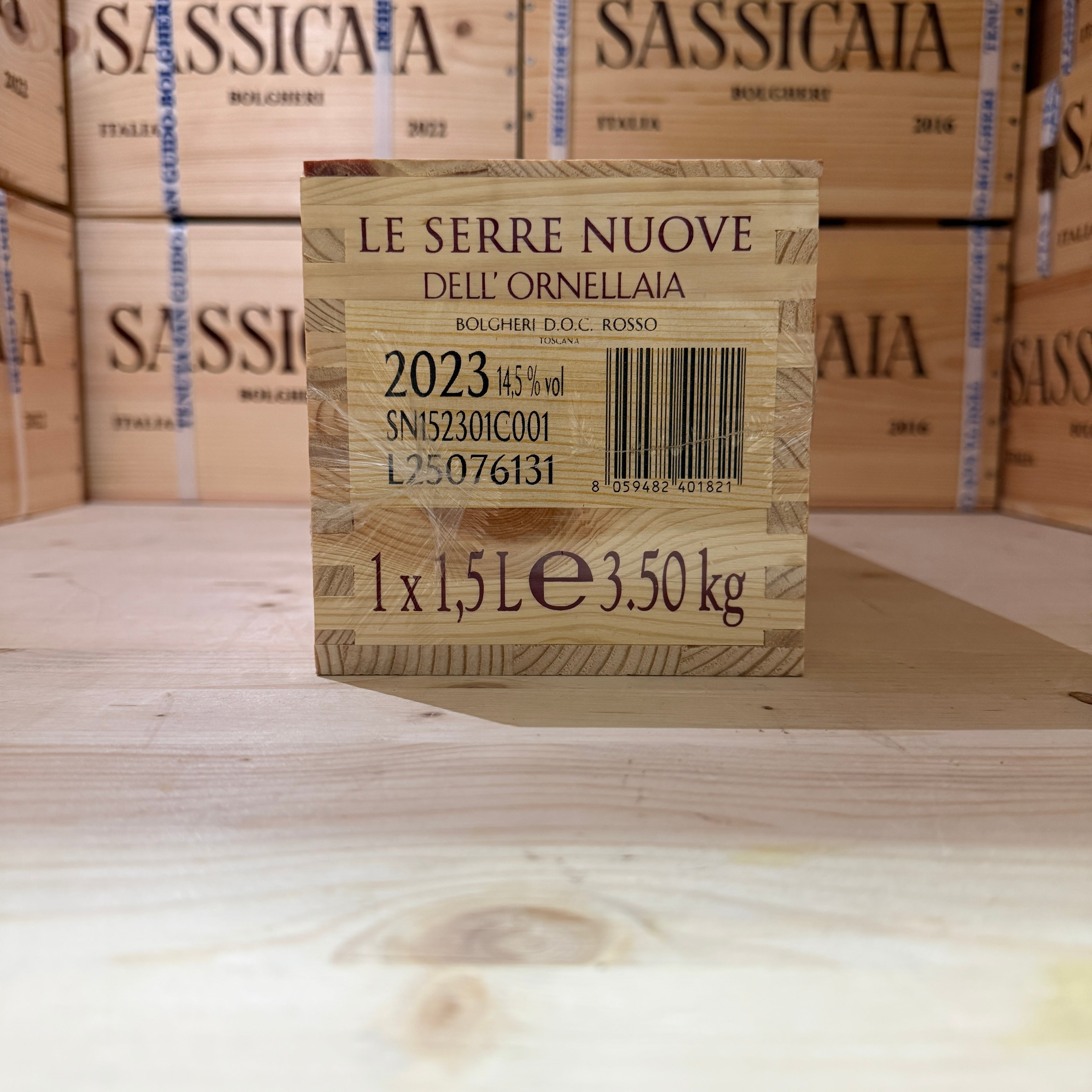 Le Serre Nuove dell'Ornellaia 2023 Magnum in Cassa Legno