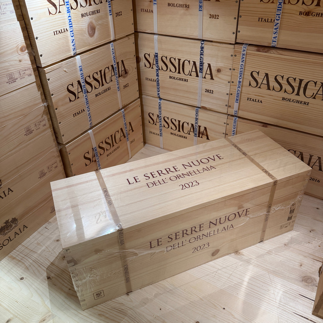 Le Serre Nuove dell'Ornellaia 2023 Mathusalem in Cassa Legno