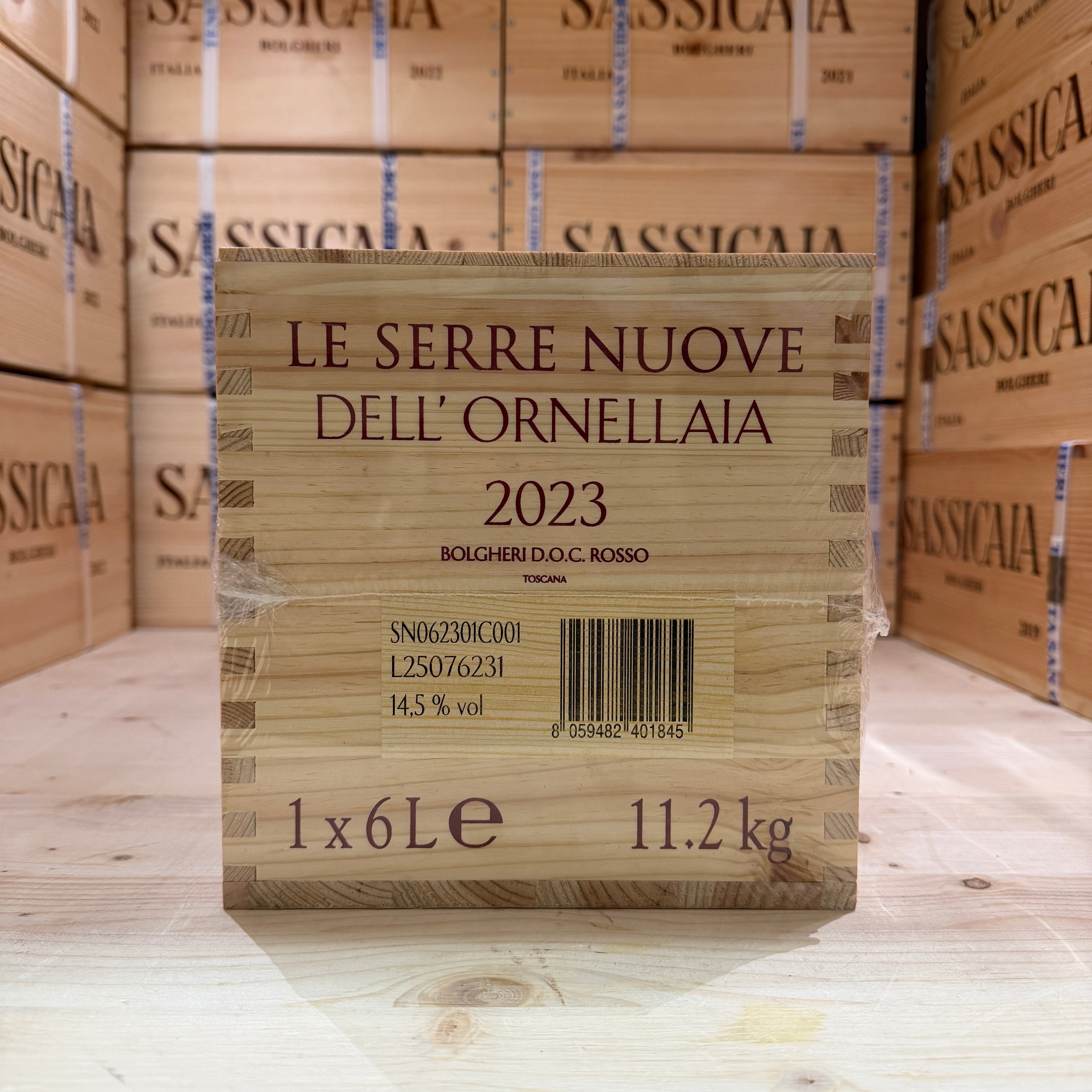 Le Serre Nuove dell'Ornellaia 2023 Mathusalem in Cassa Legno