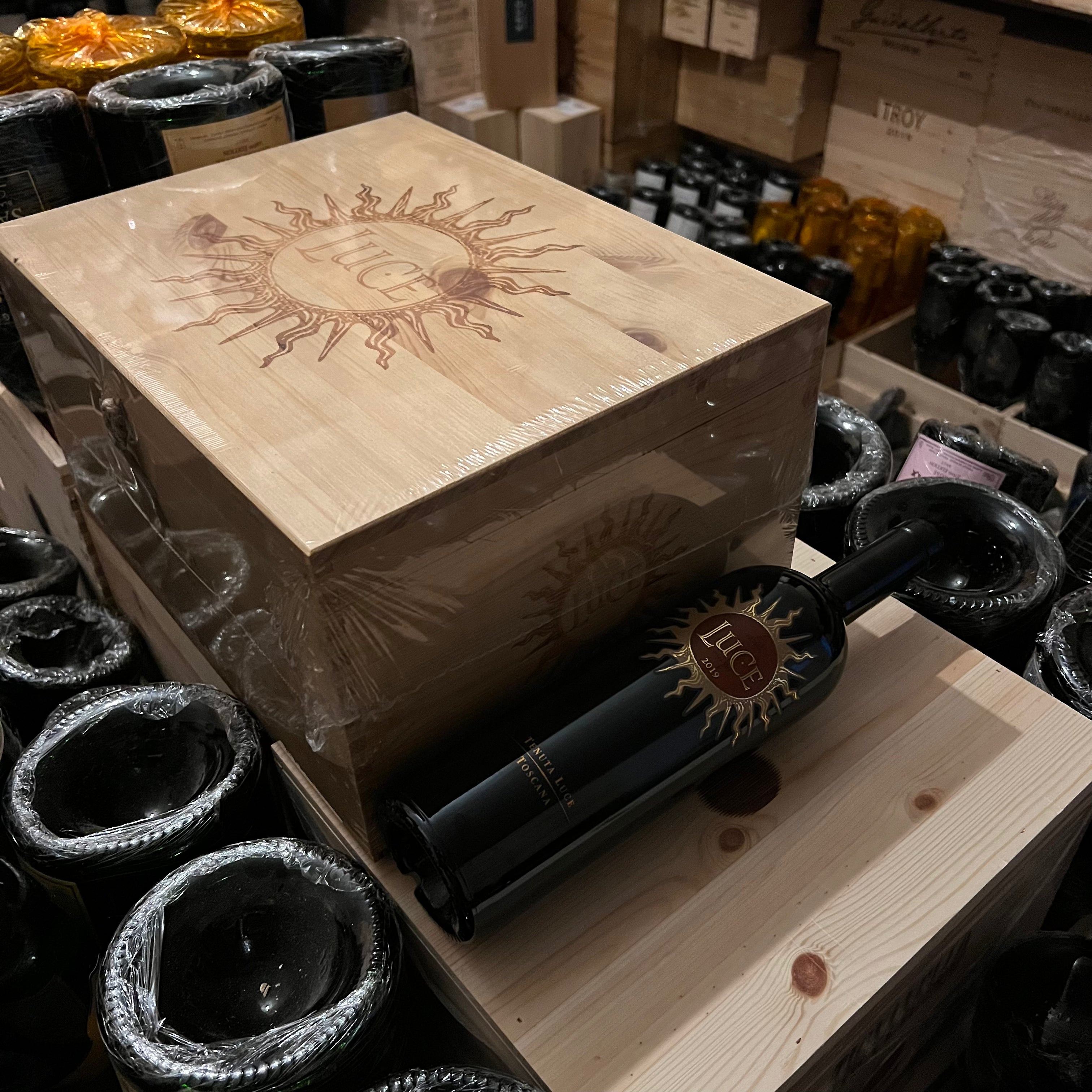 Luce 2019 "Tenuta Luce" Marchesi Frescobaldi Cassa Legno 6 Bottiglie
