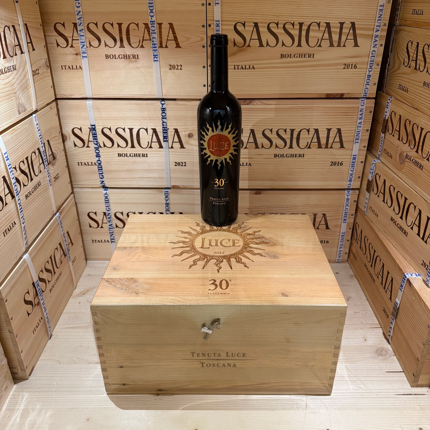 Luce 2022 "Tenuta Luce" Marchesi Frescobaldi - Cassa Legno 6 Bottiglie