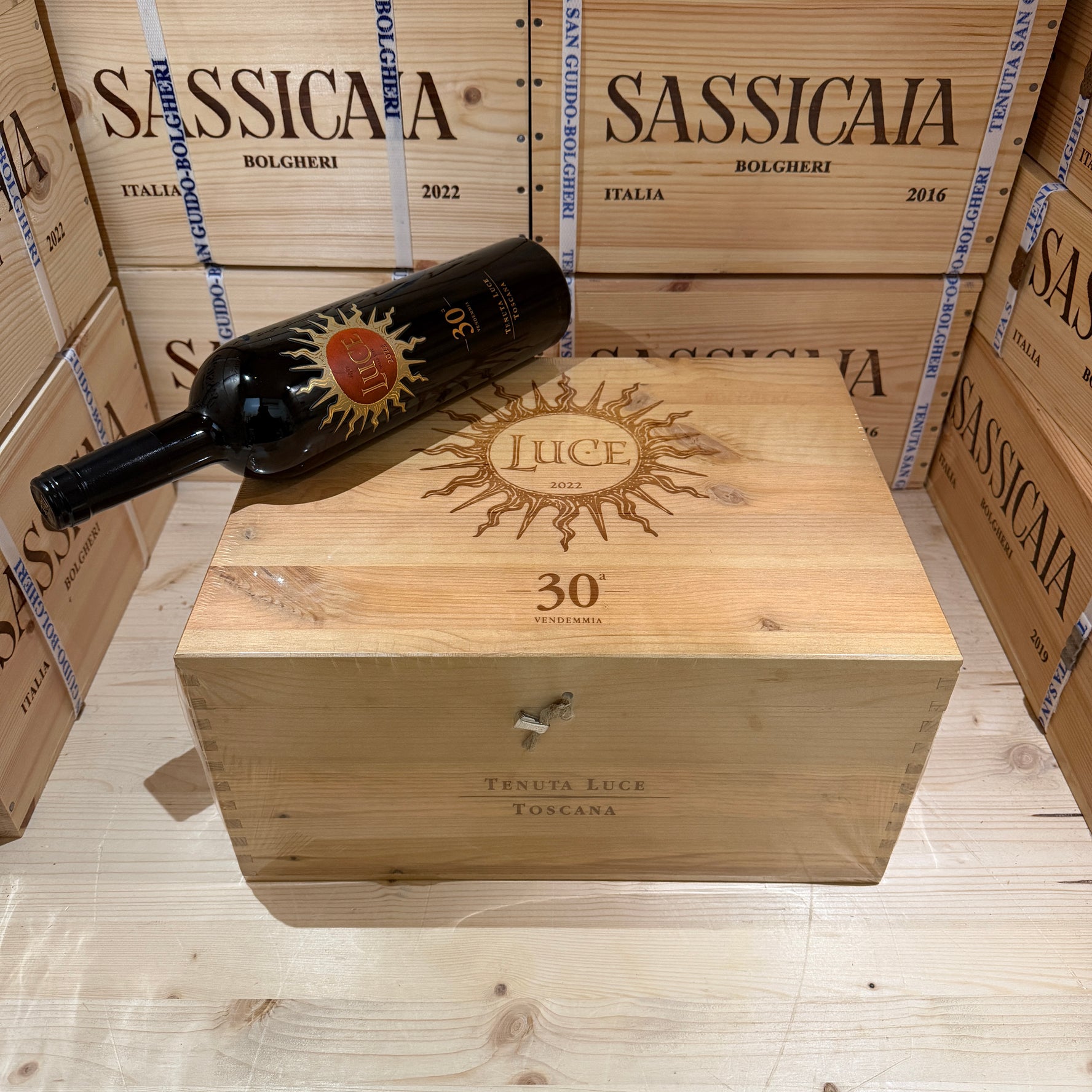 Luce 2022 "Tenuta Luce" Marchesi Frescobaldi - Cassa Legno 6 Bottiglie