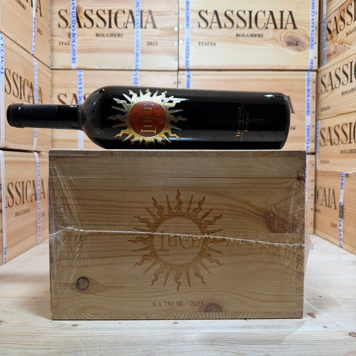 Luce 2023 "Tenuta Luce" Marchesi Frescobaldi - Cassa Legno 6 Bottiglie