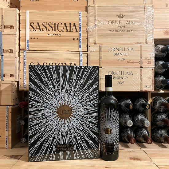 Luce Brunello 2019 "Luce della Vite" Brunello di Montalcino Marchesi Frescobaldi Cassa Legno 3 Bottiglie